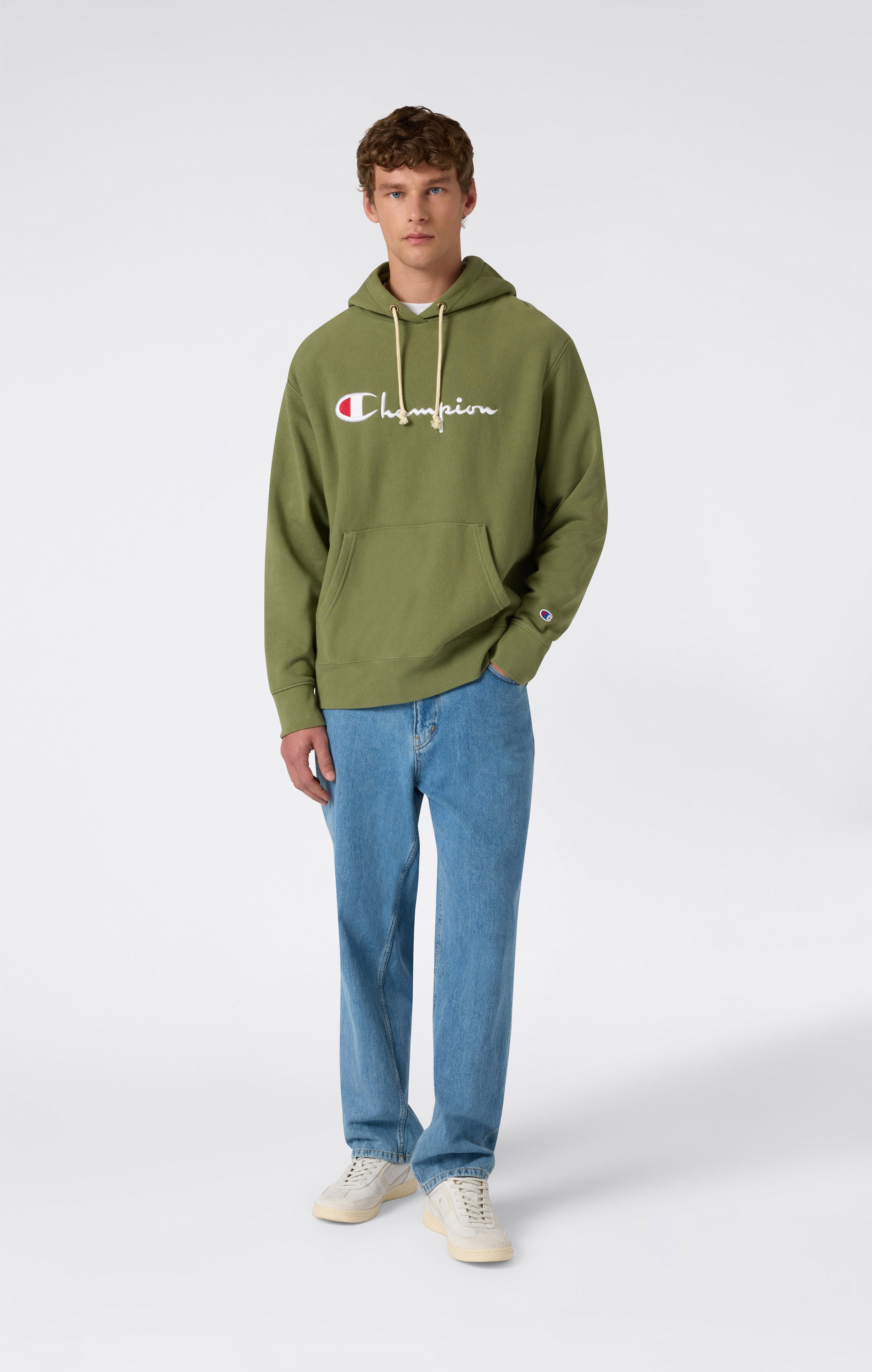 Hoodie Reverse Weave für Herren in Loose-Fit