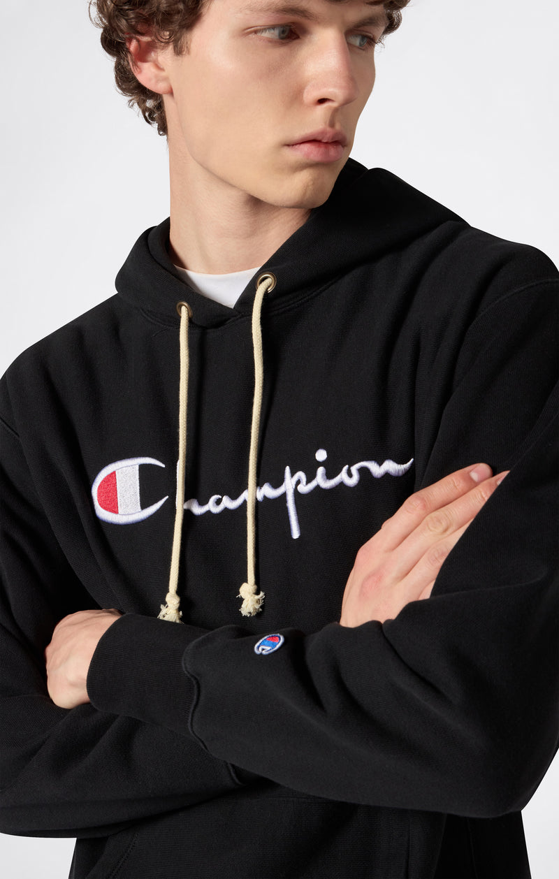 Reverse Weave Men's Loose Fit Hoodie