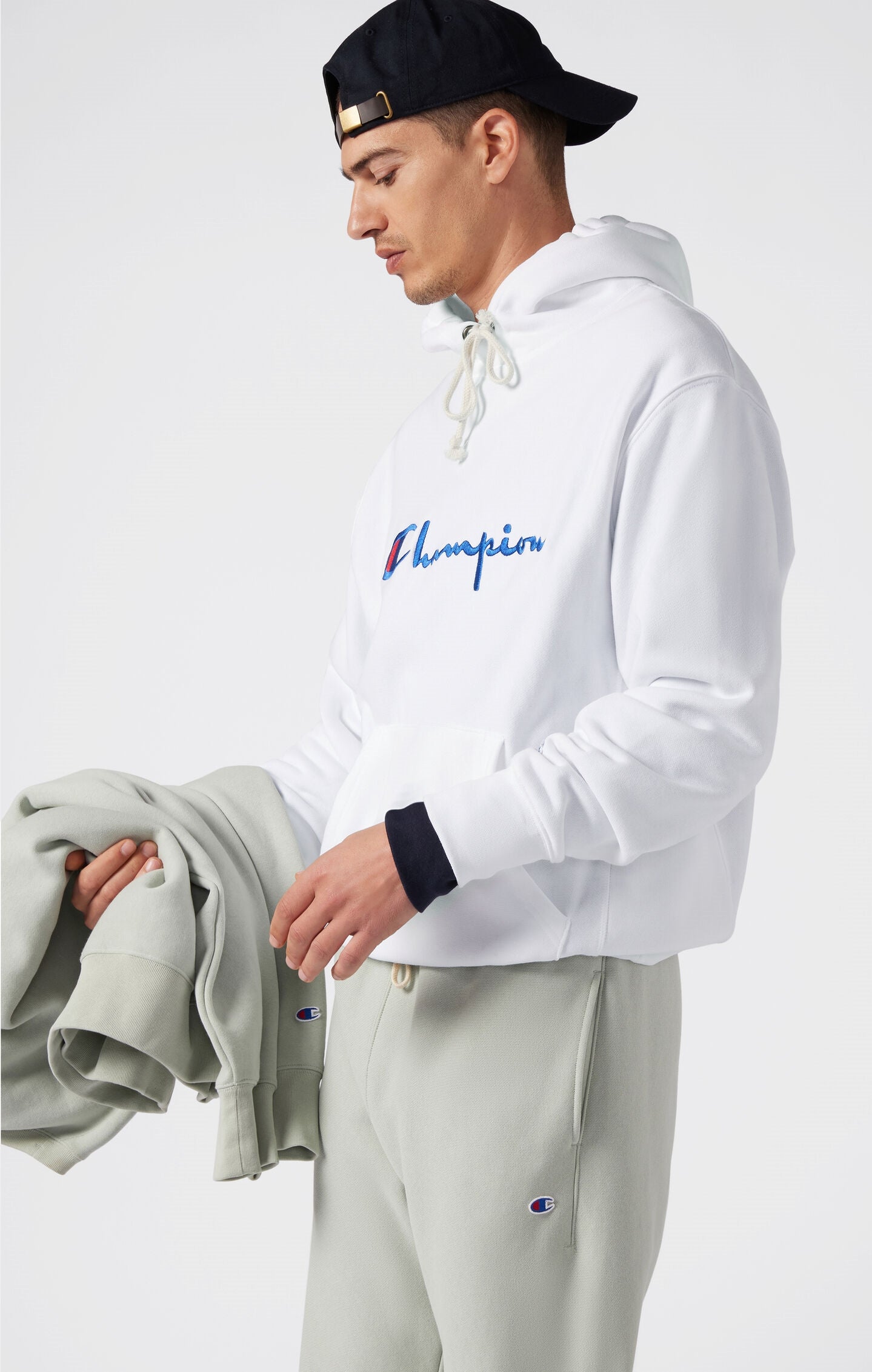 Herren-Hoodie aus leichtem Reverse Weave