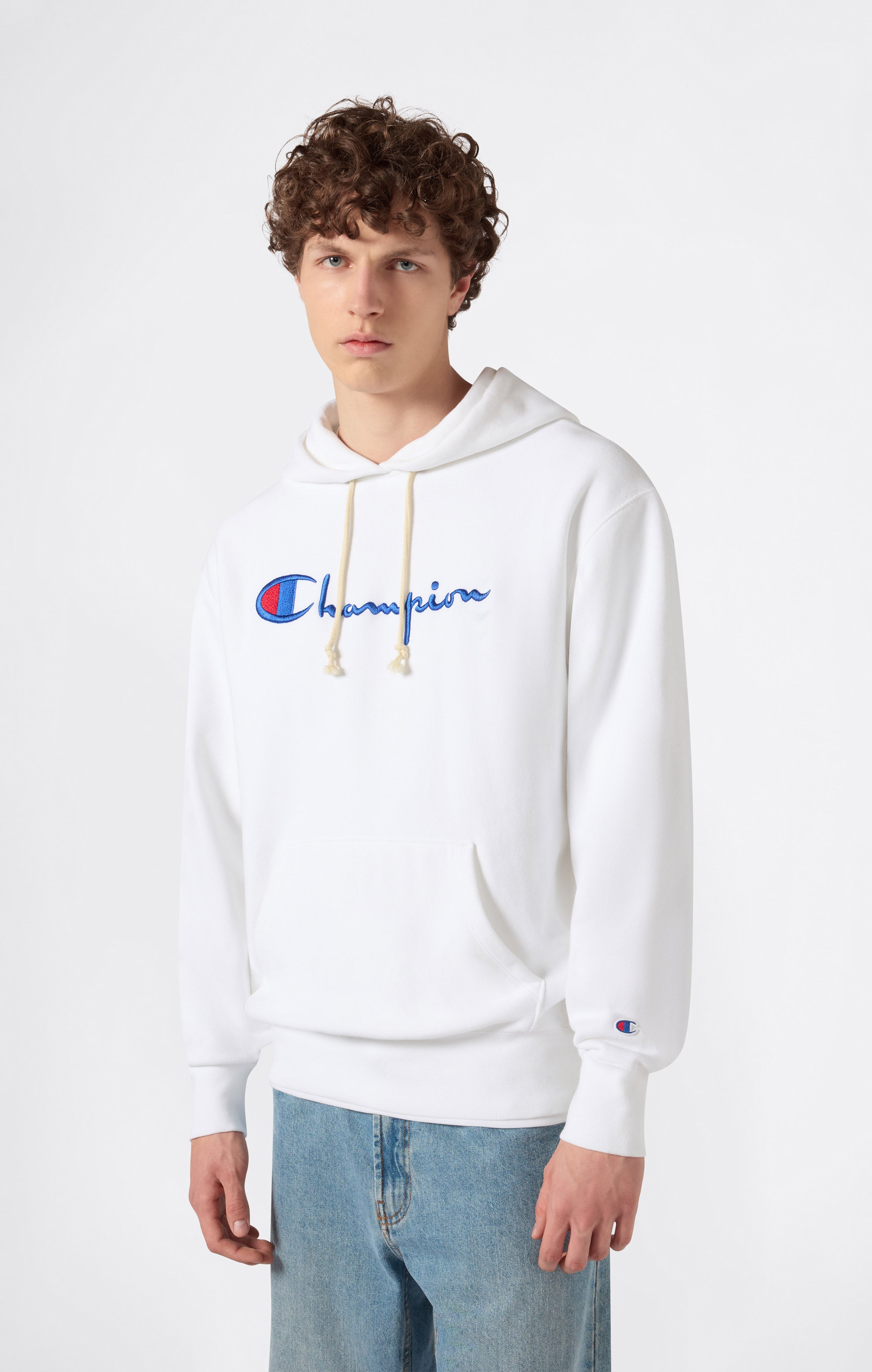 Reverse Weave Men's Loose Fit Hoodie