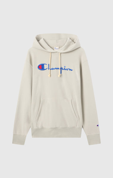 Felpa Leggera con Cappuccio Reverse Weave da Uomo