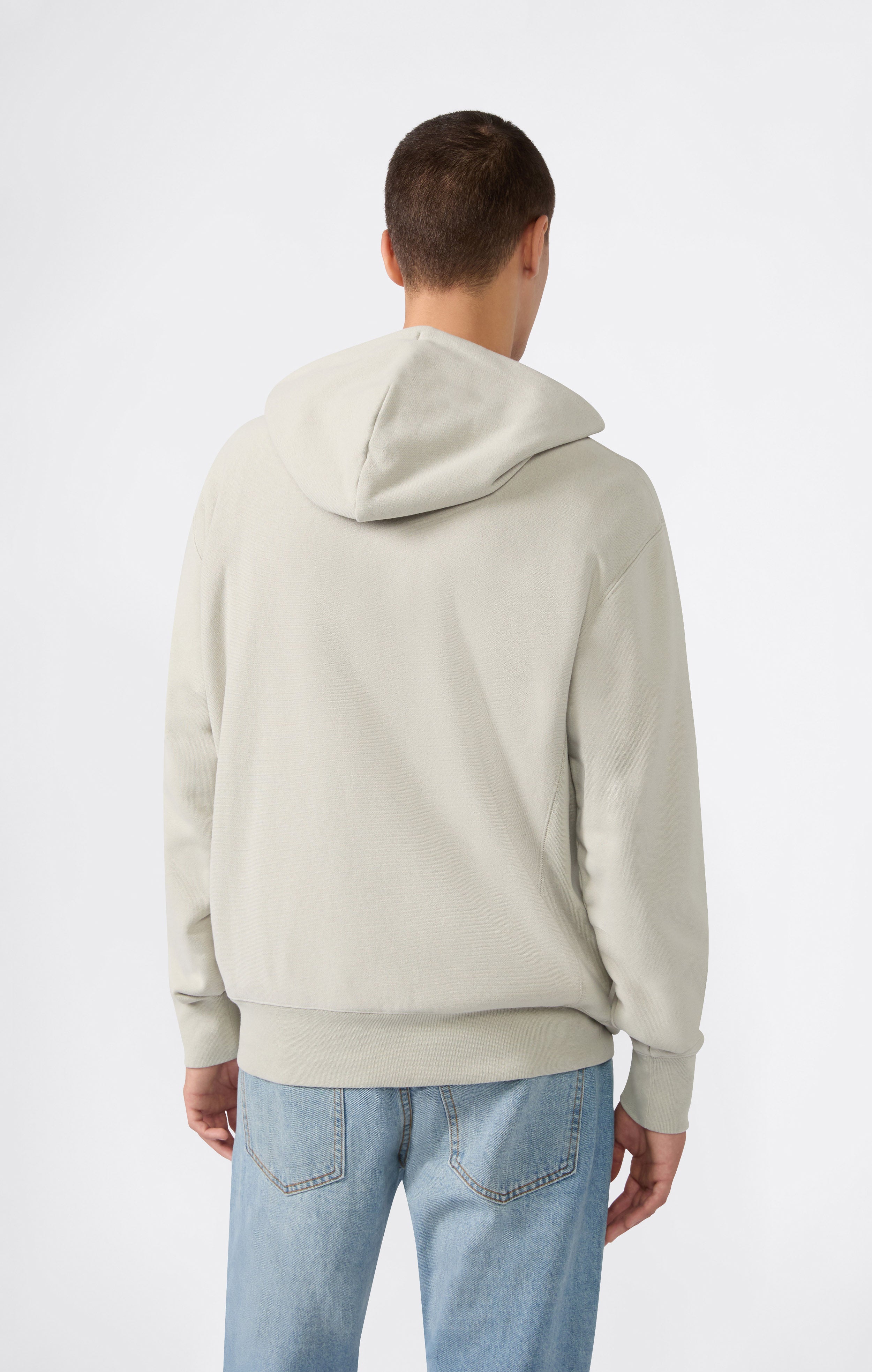 Reverse Weave Men's Loose Fit Hoodie