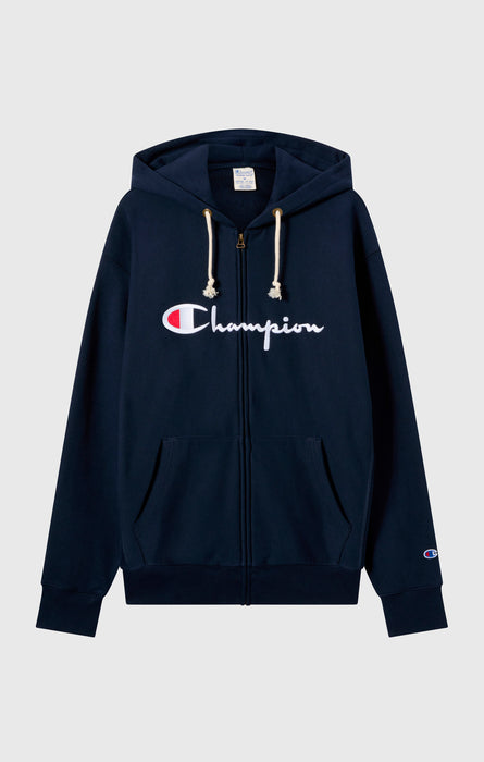 Felpa con Cappuccio Full Zip da Uomo REVERSE WEAVE