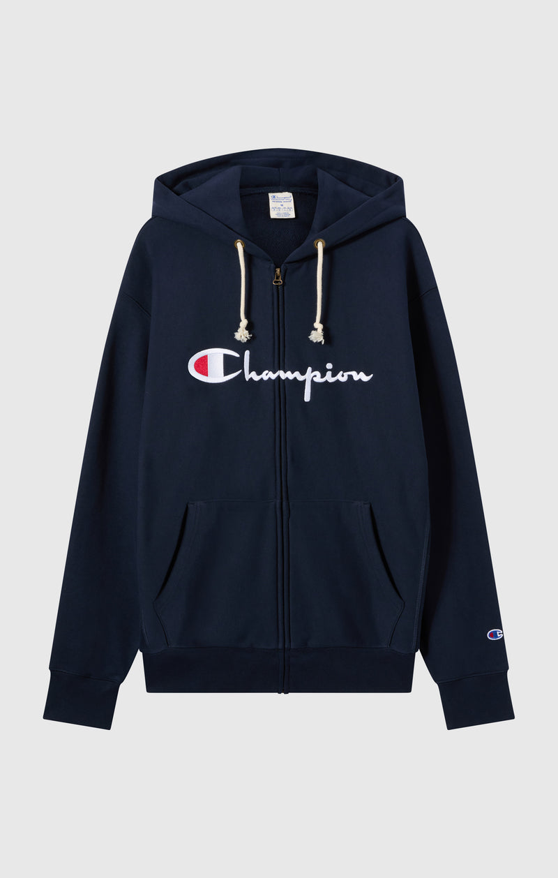 Sweat À Capuche Reverse Weave Full Zip Léger Pour Homme