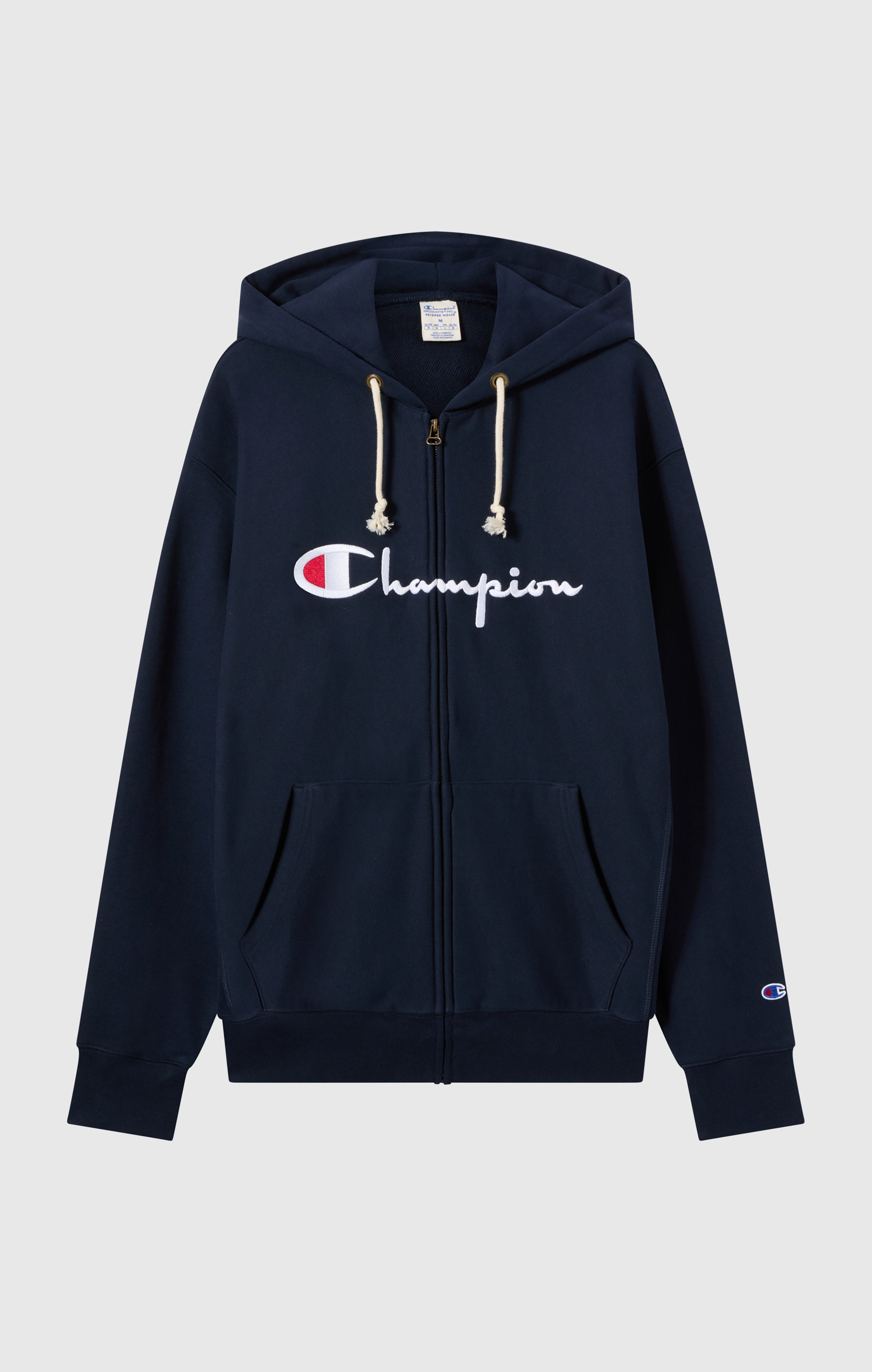 Sweat À Capuche Reverse Weave Full Zip Léger Pour Homme