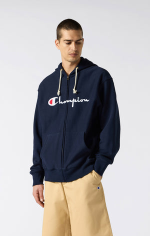 Sweat À Capuche Reverse Weave Full Zip Léger Pour Homme