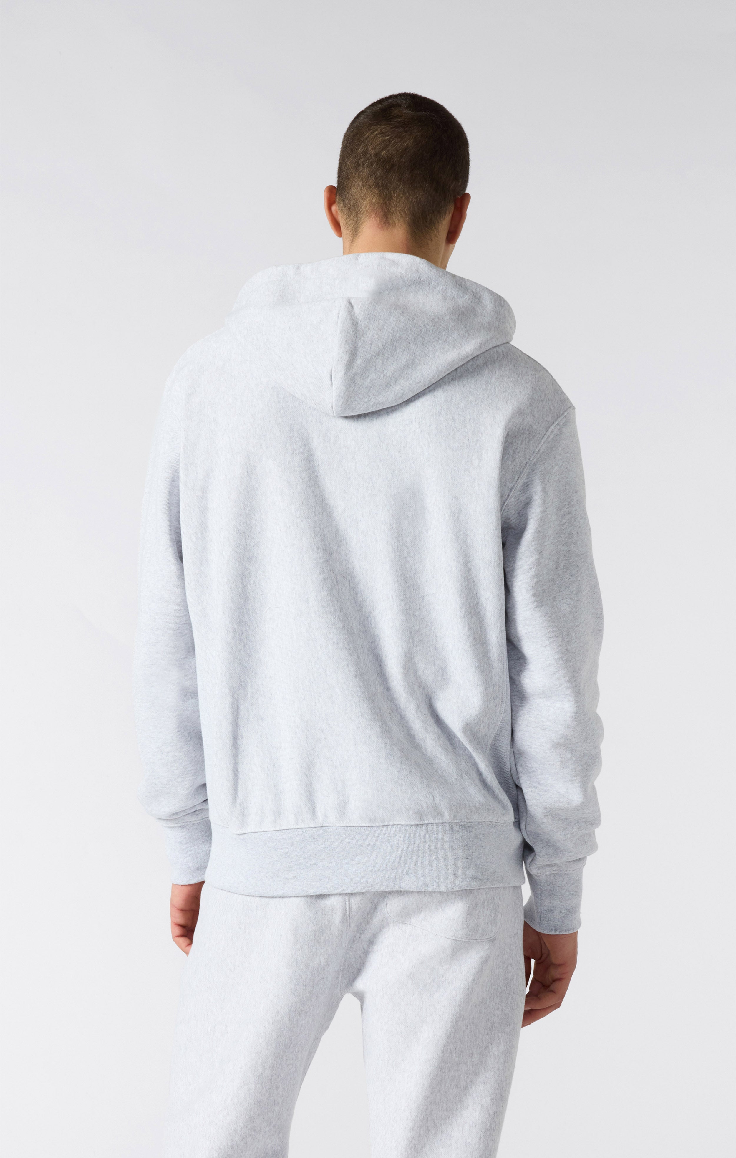 Leichter Reverse Weave Full Zip Kapuzenpullover Für Herren