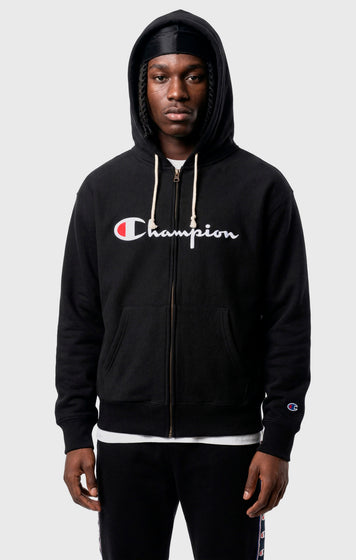 Sweat À Capuche Reverse Weave Full Zip Léger Pour Homme