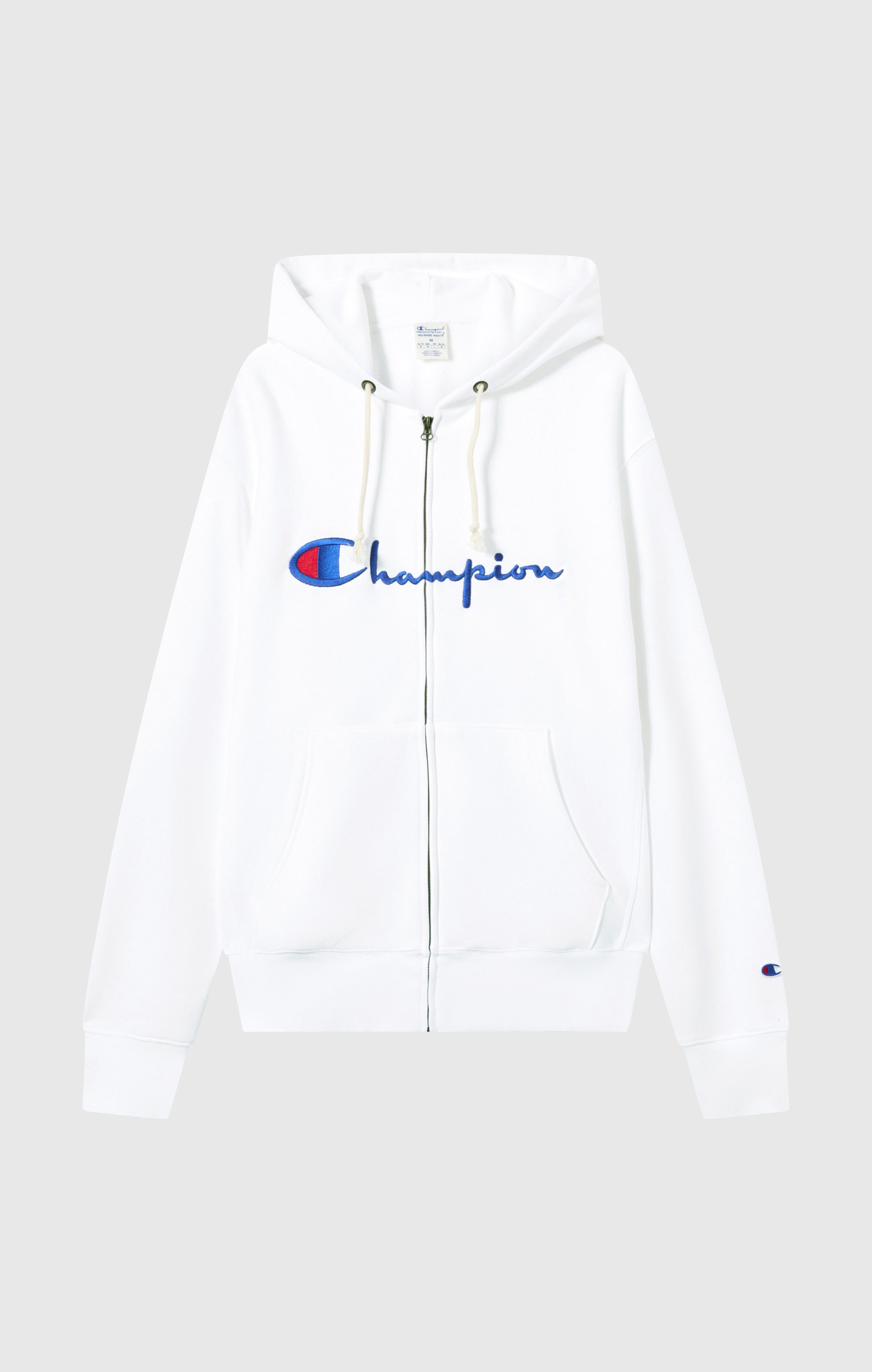 Felpa con Cappuccio Full Zip da Uomo REVERSE WEAVE