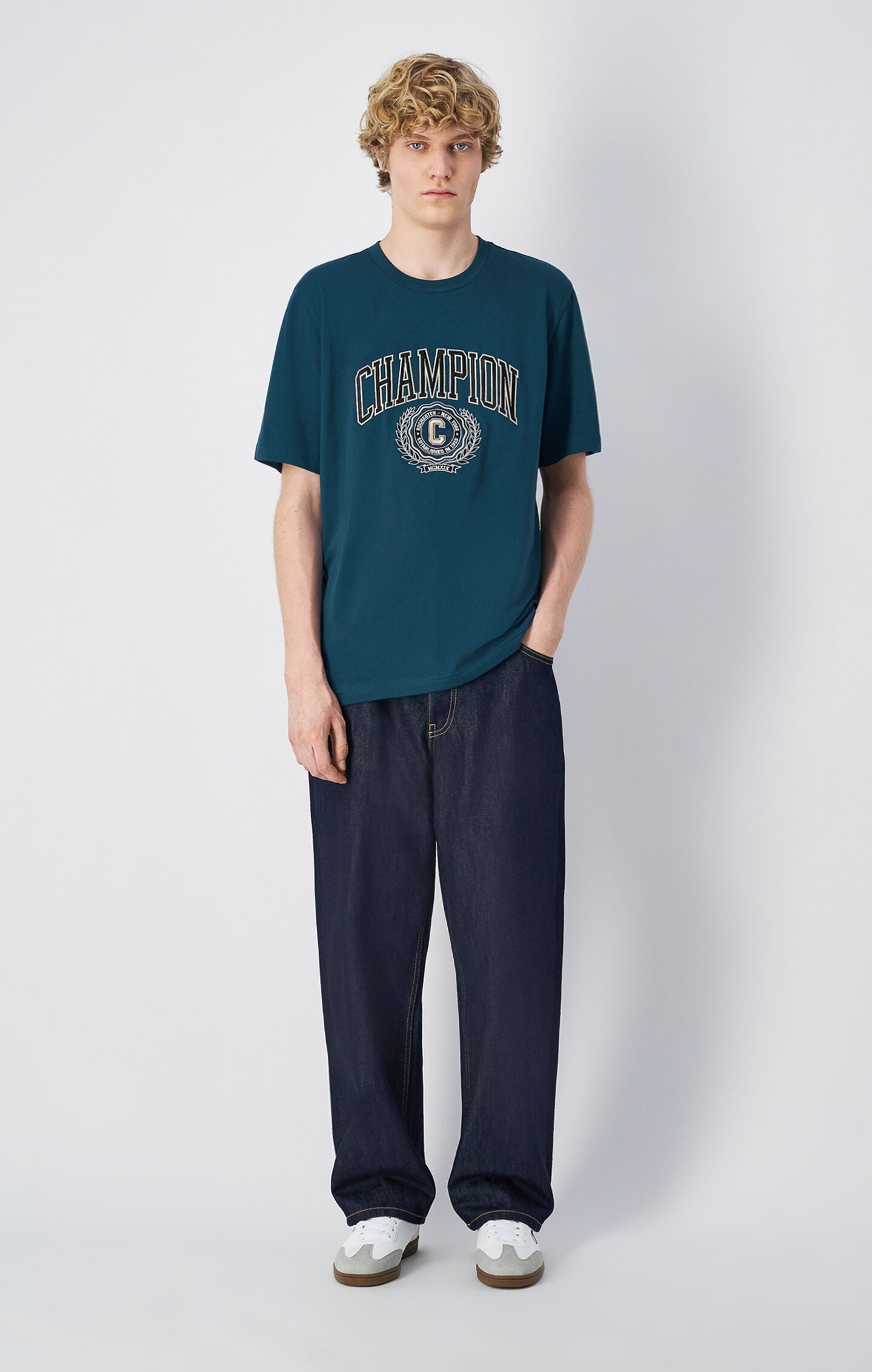 T-shirt à manches courtes universitaire - Hommes