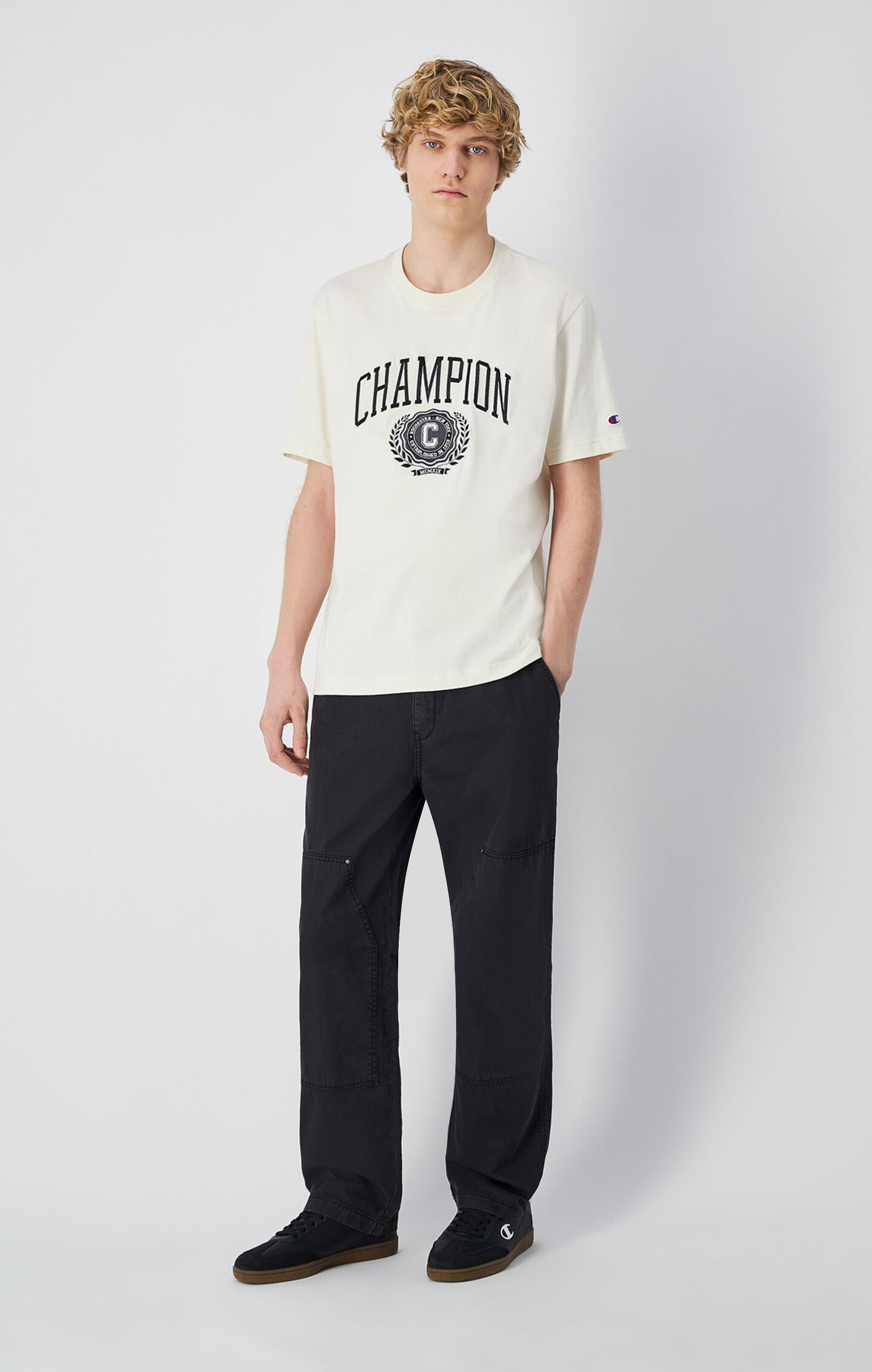 T-shirt à manches courtes universitaire - Hommes