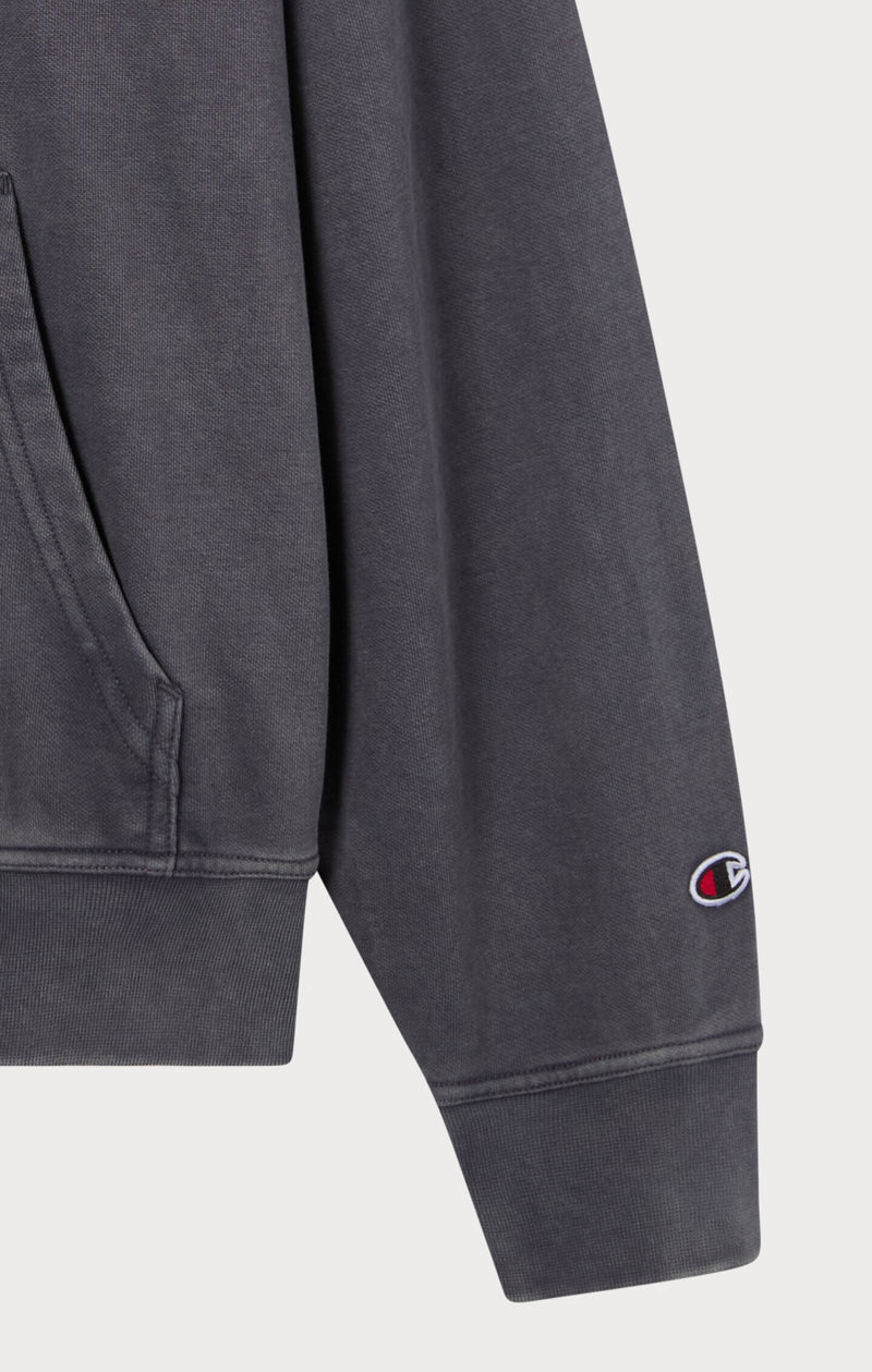Sweat à Capuche Zippé Léger Effet Délavé Icons Homme