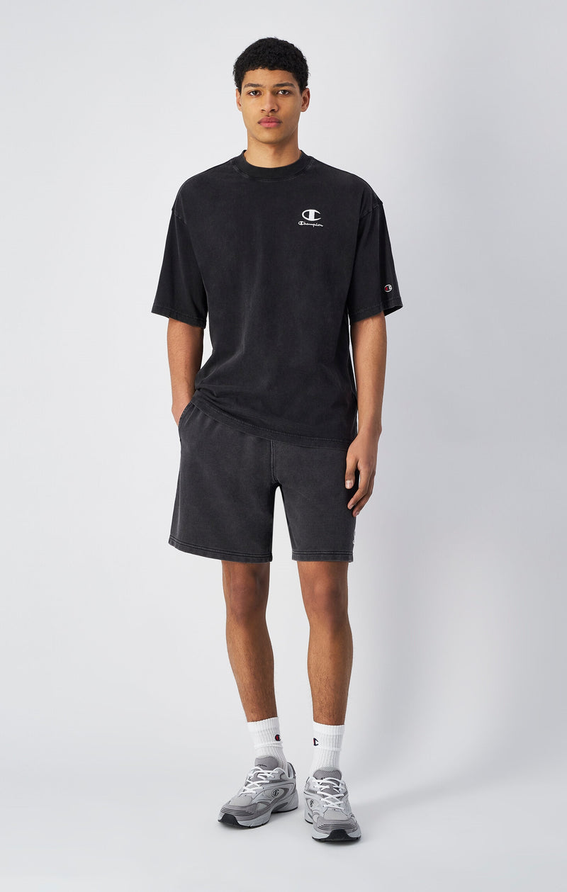 Leichte Shorts mit Used-Look Icons Herren