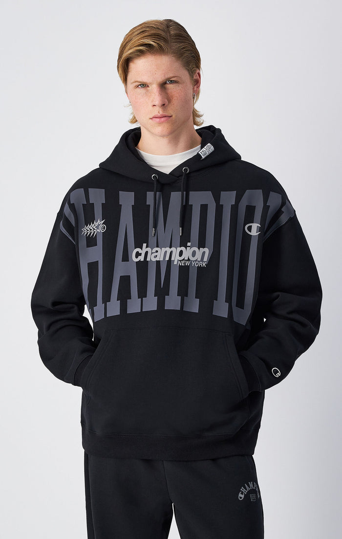Men's All Black Loose Fit Hoodie
