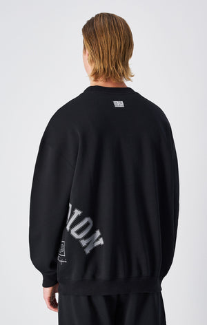Men's All Black Crewneck Sweatshirt