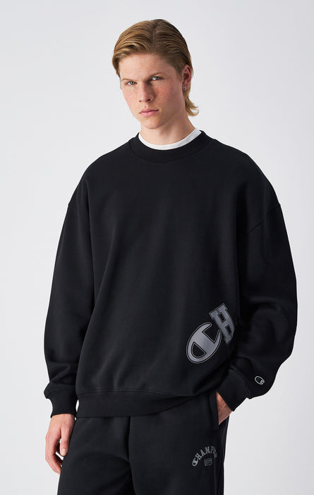 Men's All Black Crewneck Sweatshirt