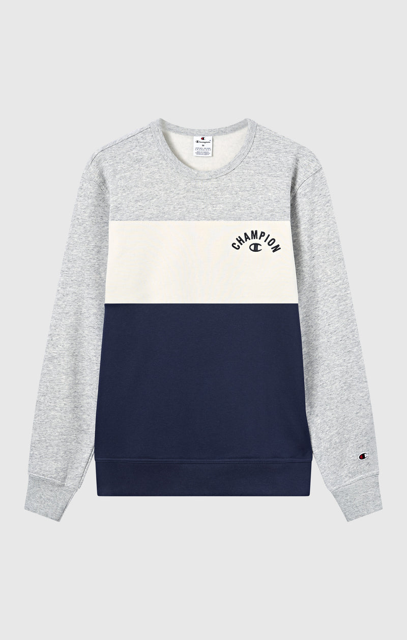 Sweatshirt mit Rundhalsausschnitt für Herren Icons mit angerautem Innenmaterial