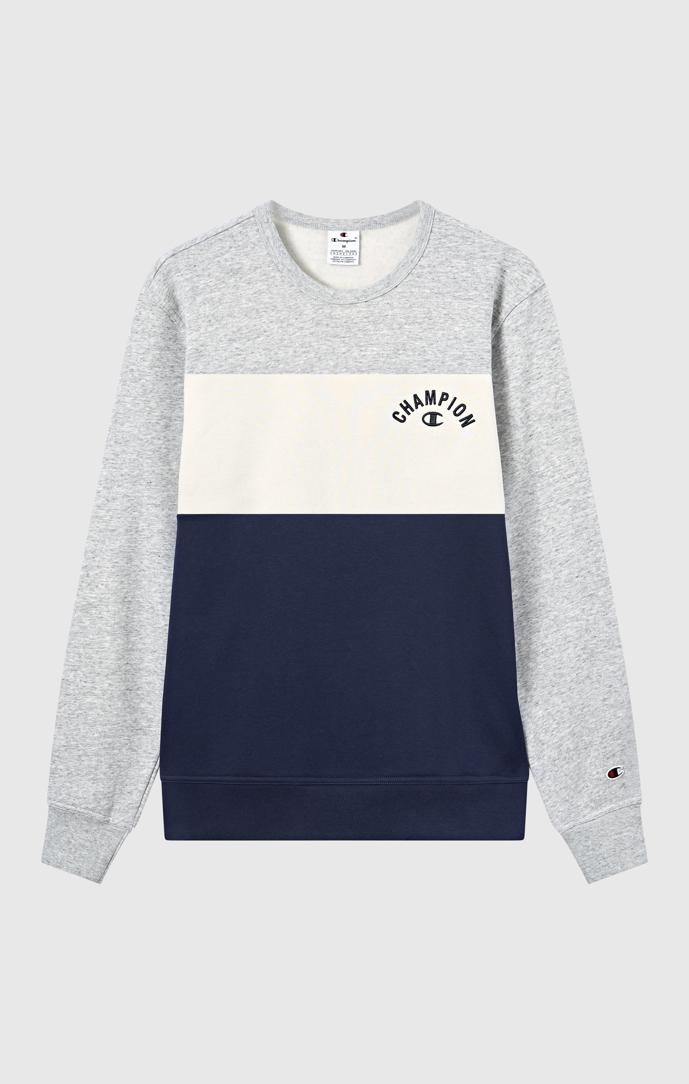 Sweatshirt mit Rundhalsausschnitt für Herren Icons mit angerautem Innenmaterial