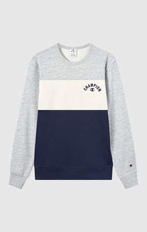 Sweatshirt mit Rundhalsausschnitt für Herren Icons mit angerautem Innenmaterial