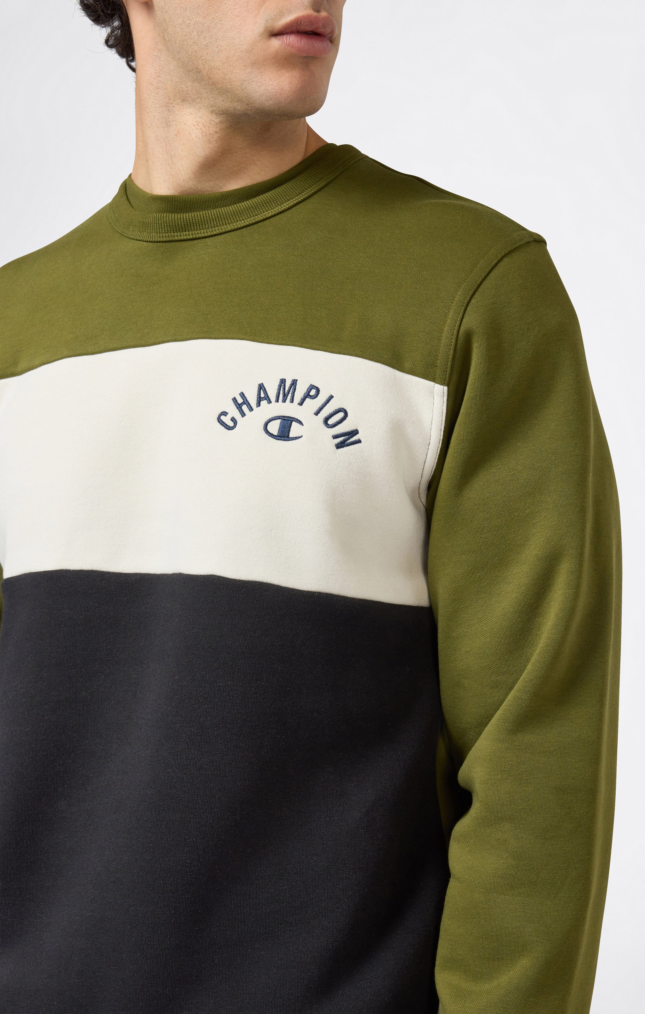 Men’s Fleece Crewneck Sweatshirt Icons