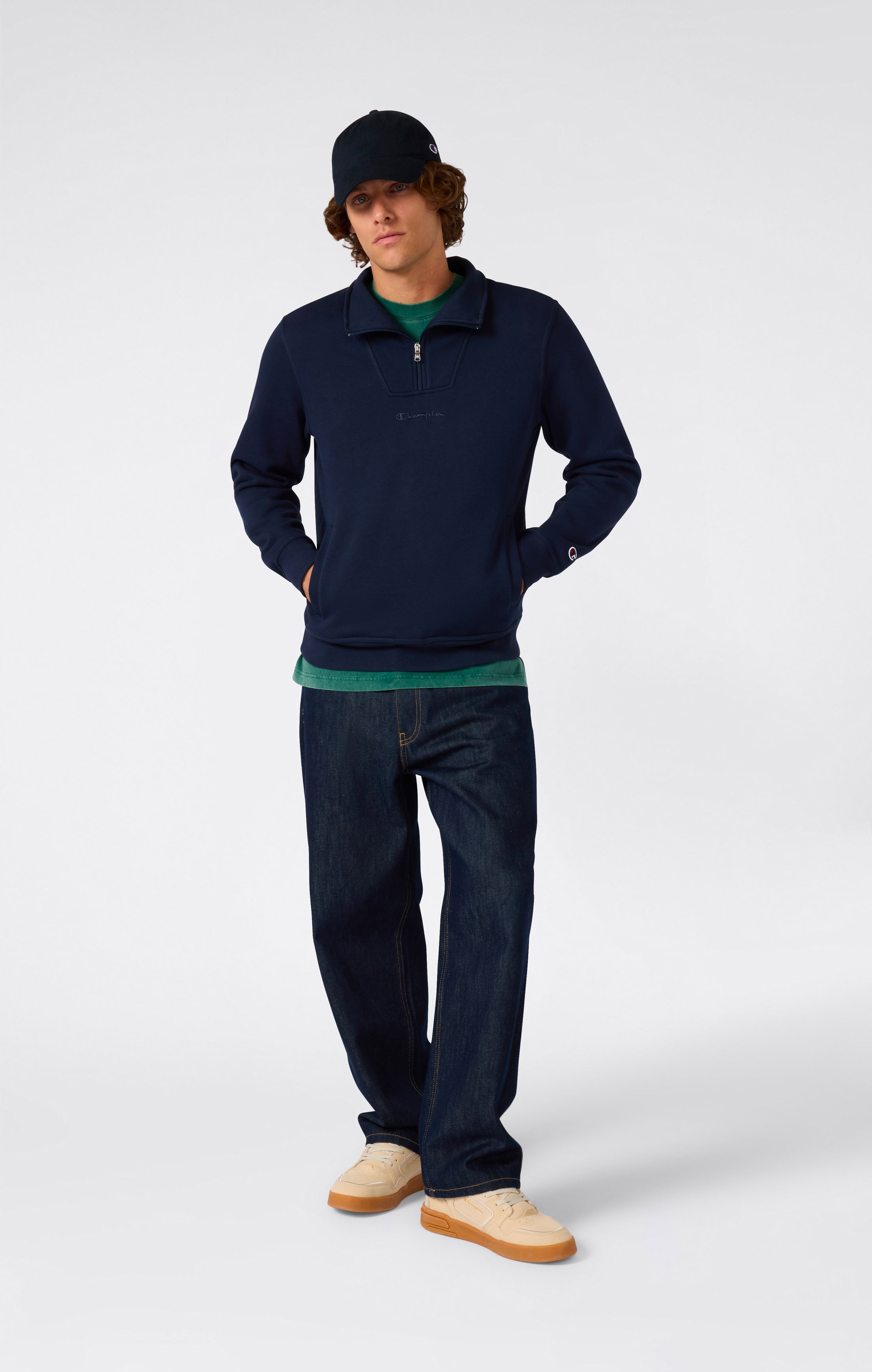 Men’s Half Zip Fleece Sweatshirt Icons
