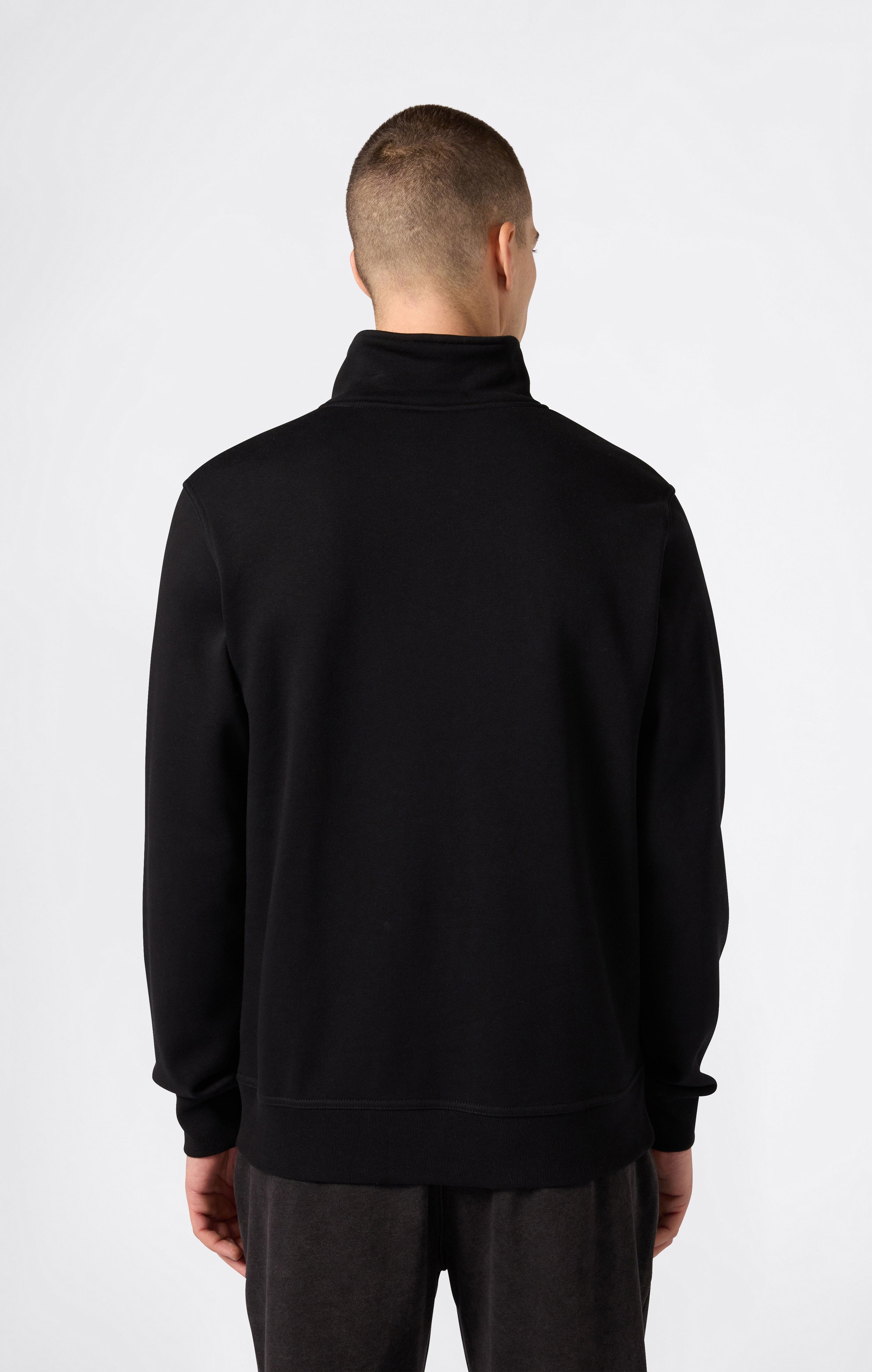 Sweat Homme avec Demi-Zip et Doublure Polaire Icons