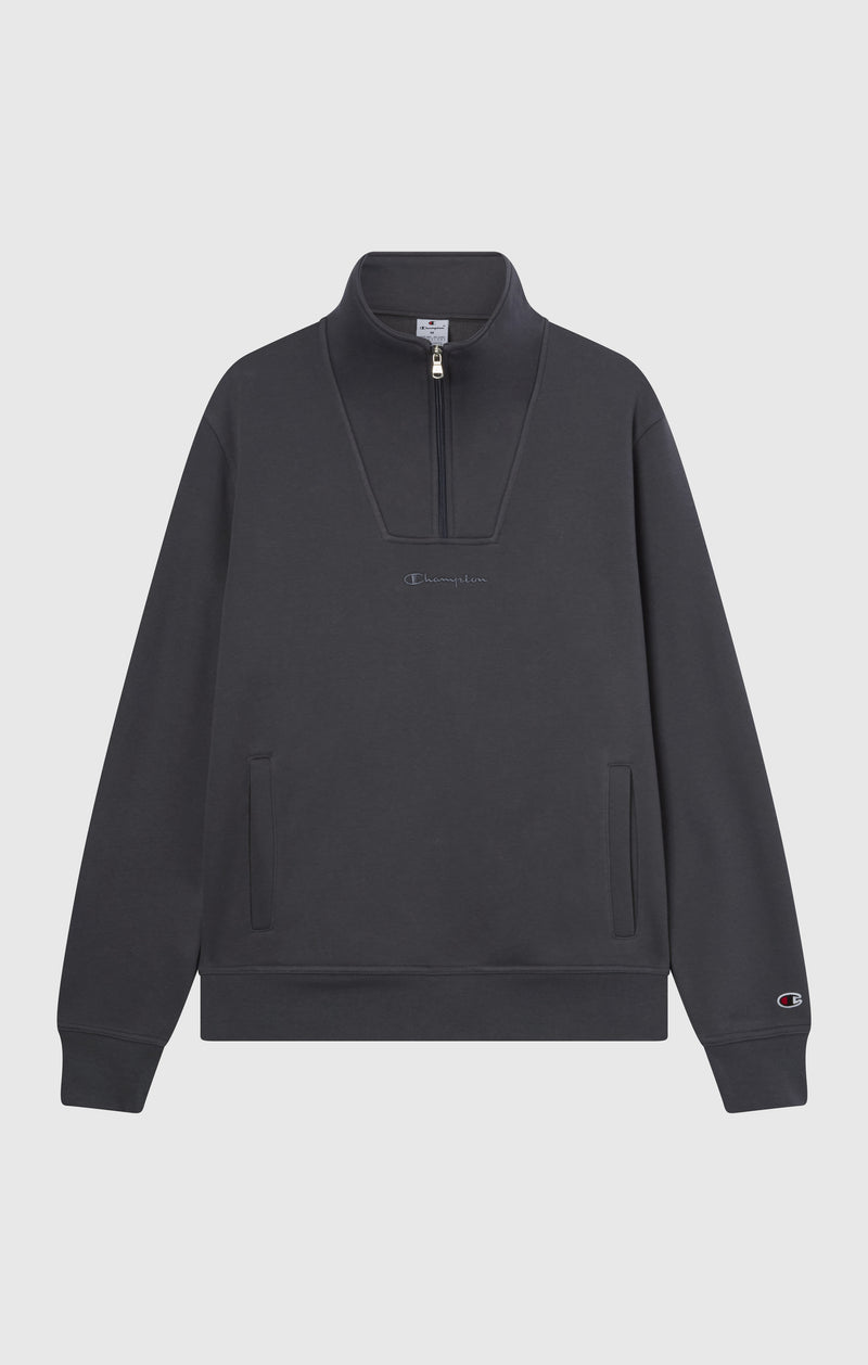 Sudadera Hombre con Media Cremallera y Forro Polar Icons