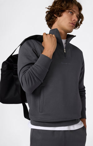 Sudadera Hombre con Media Cremallera y Forro Polar Icons