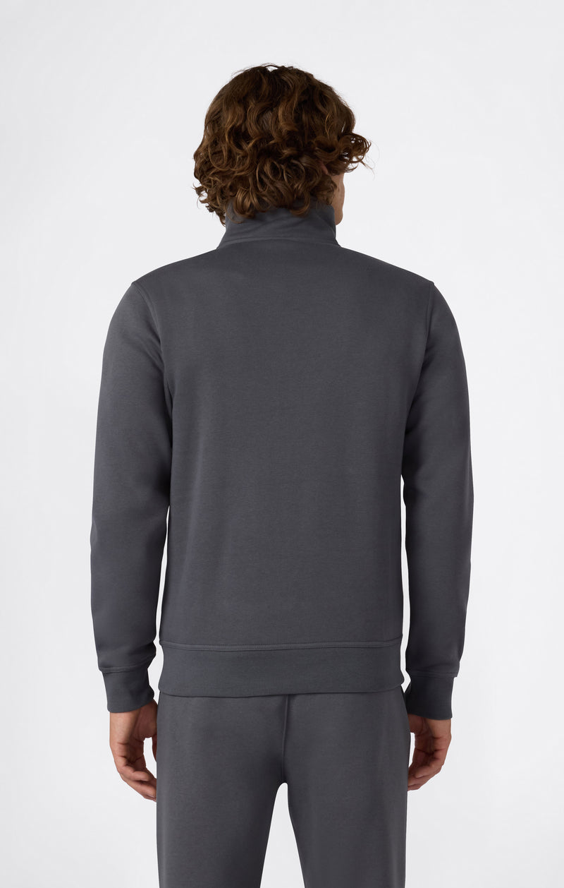 Sweat Homme avec Demi-Zip et Doublure Polaire Icons