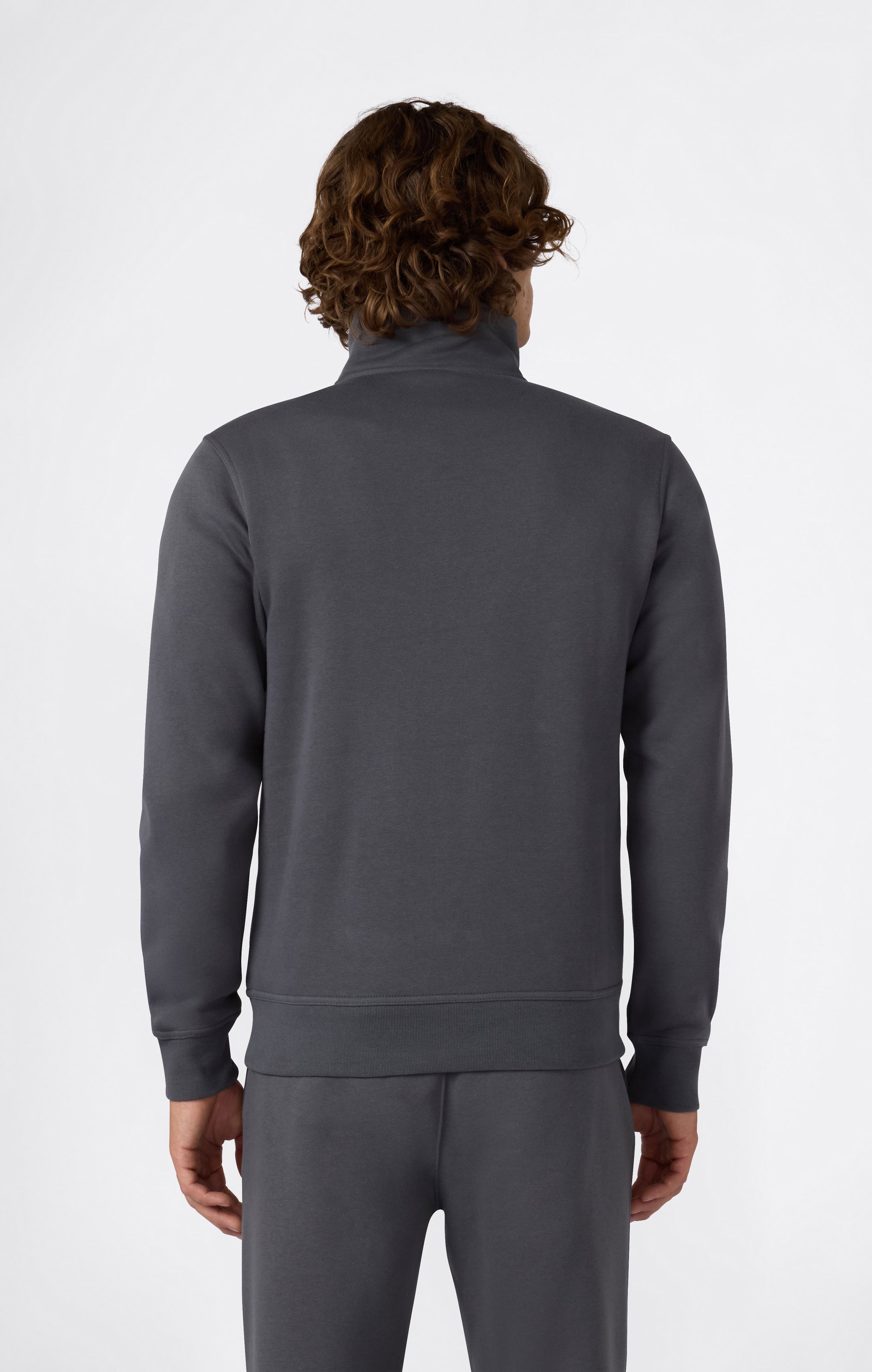 Sweat Homme avec Demi-Zip et Doublure Polaire Icons