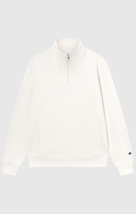 Felpa Uomo con Mezza Zip e Interno Felpato Icons