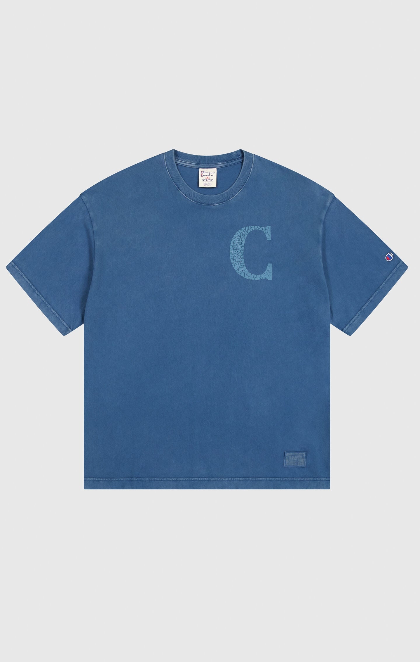 Men's Time Capsule Washed Look Back Print T-Shirt