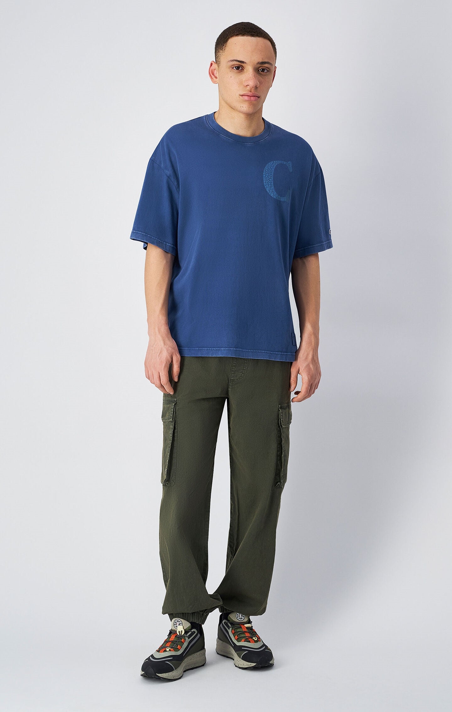 Men's Time Capsule Washed Look Back Print T-Shirt