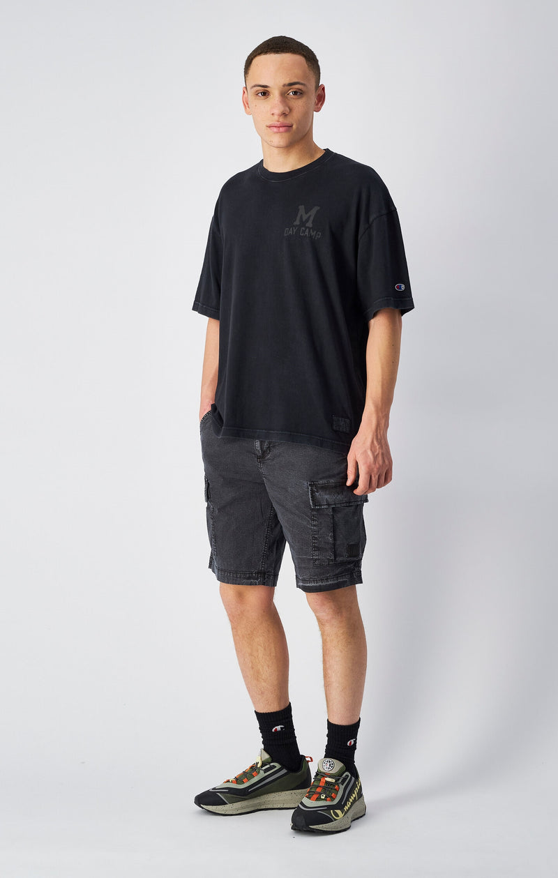 T-shirt Time Capsule Uomo con stampa sulla schiena stile lavato