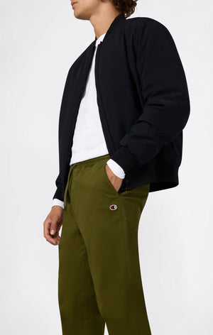 Gewebte Hose mit elastischem Bündchen für Herren
