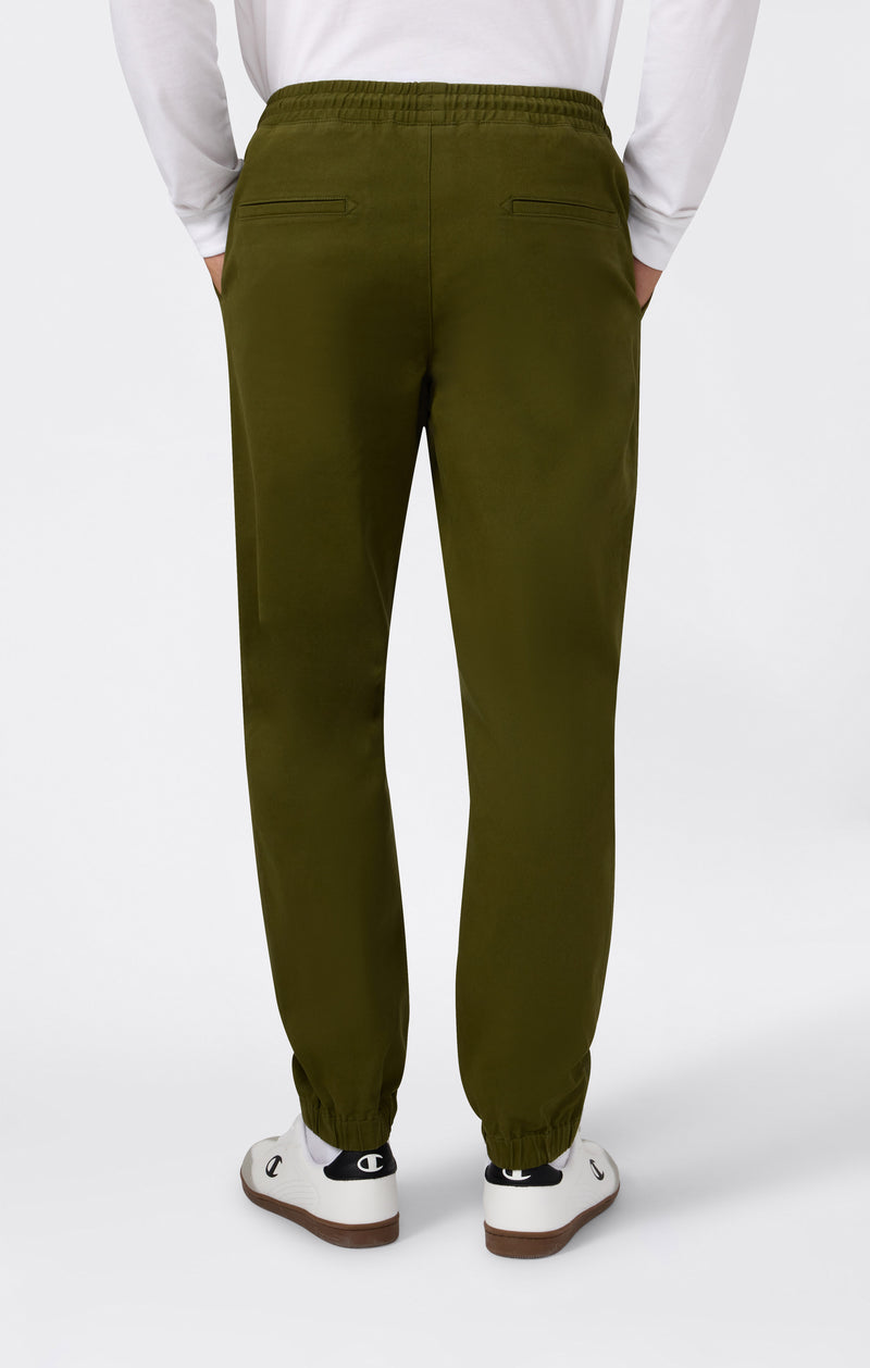 Gewebte Hose mit elastischem Bündchen für Herren