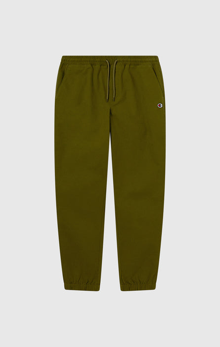 Pantaloni In Tessuto Con Polsino Elastico Da Uomo