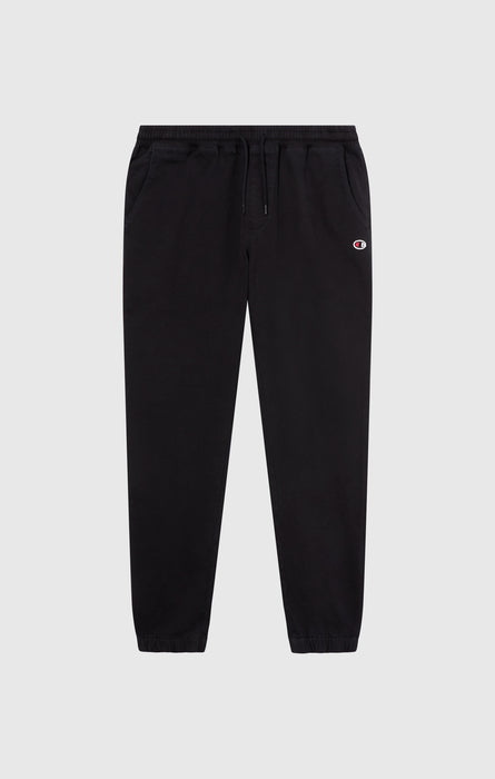 Pantaloni In Tessuto Con Polsino Elastico Da Uomo