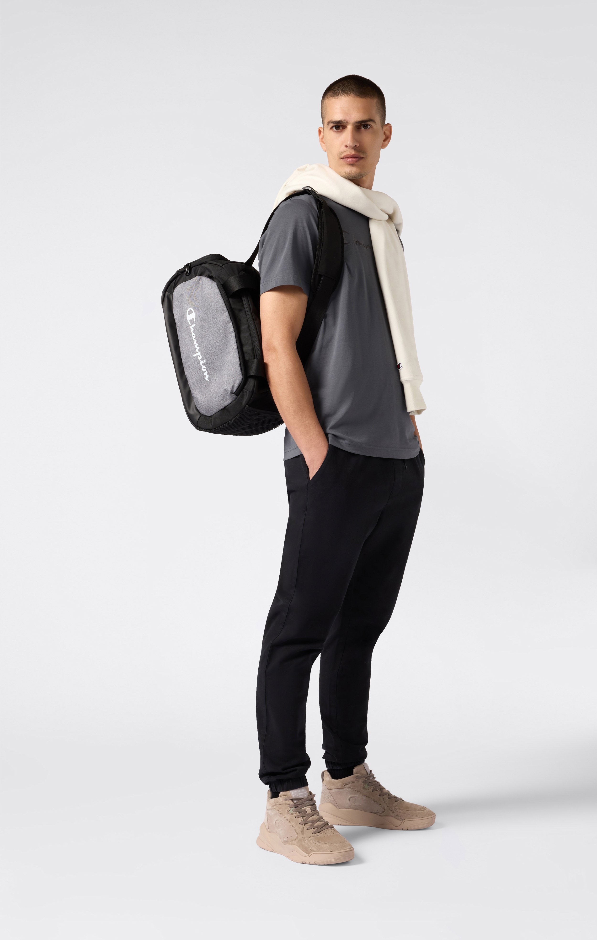 Pantalon en tissu à bas élastique pour Homme