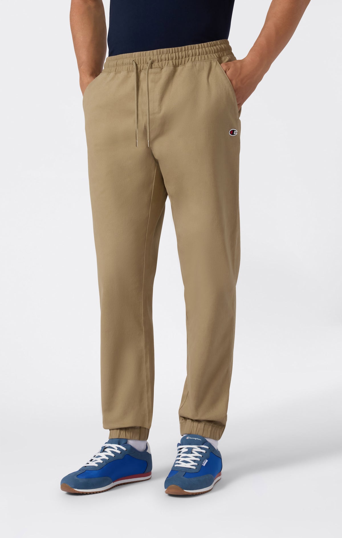 Pantalon en tissu à bas élastique pour Homme
