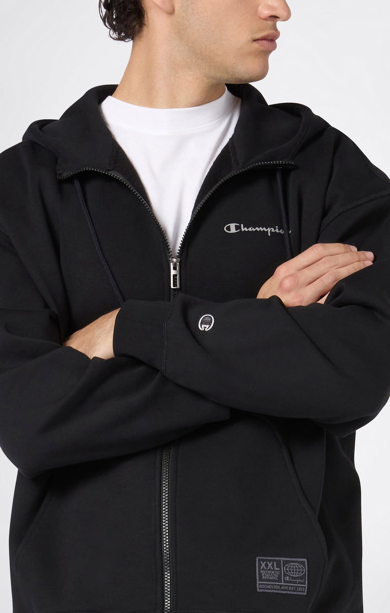 Men's Fleece Full Zip Hoodie Urban Contemporary