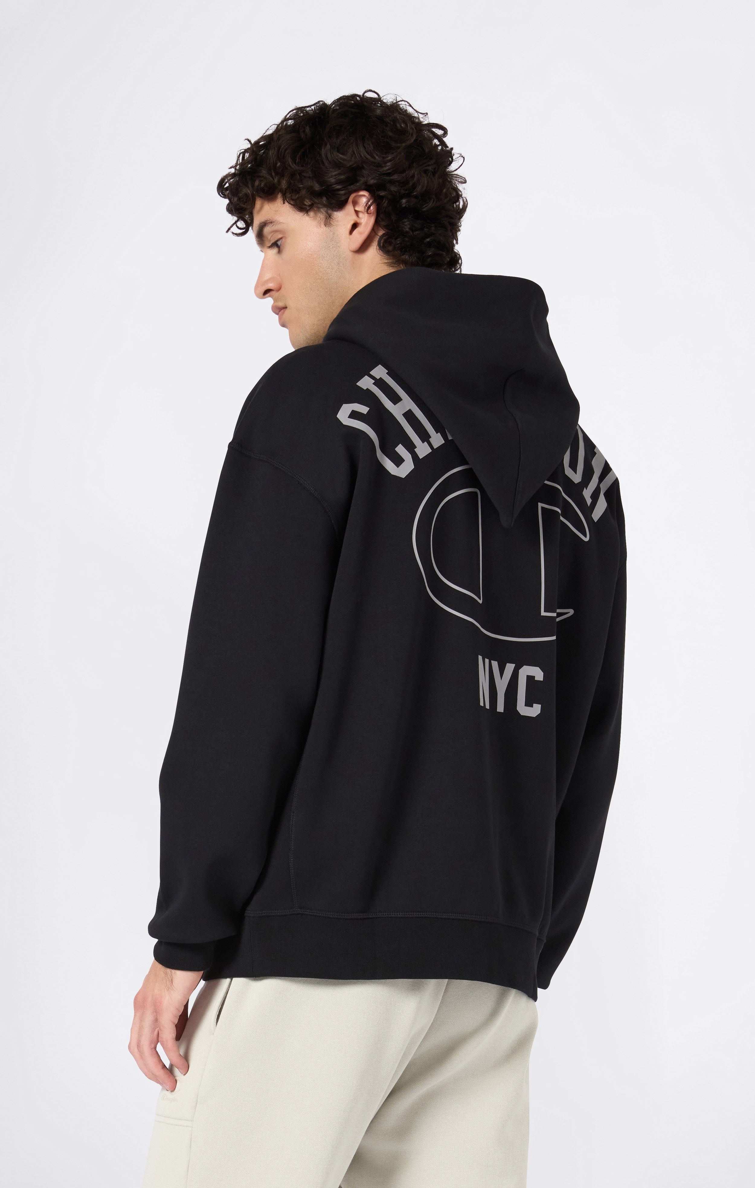 Men's Fleece Full Zip Hoodie Urban Contemporary