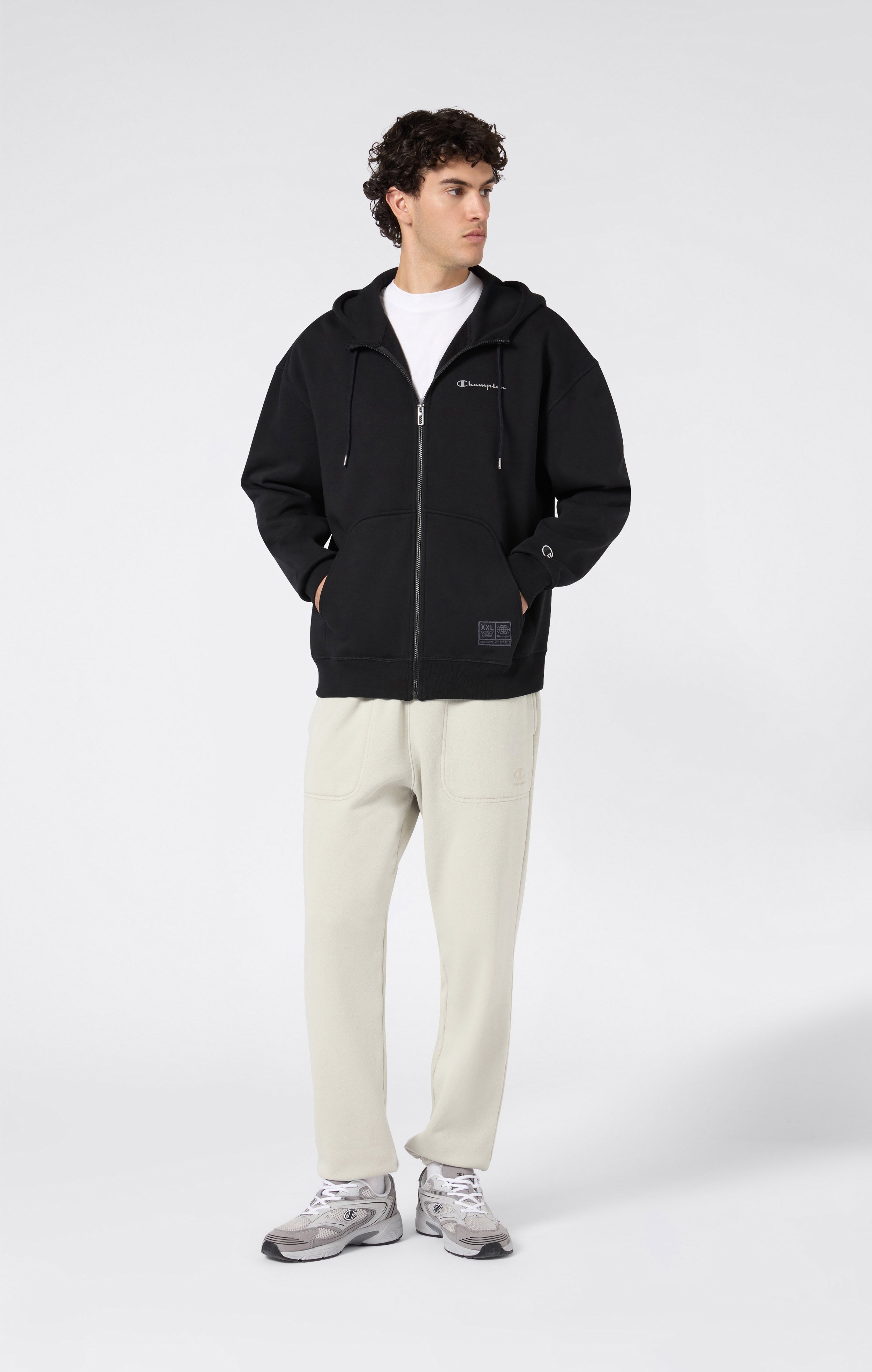 Men's Fleece Full Zip Hoodie Urban Contemporary