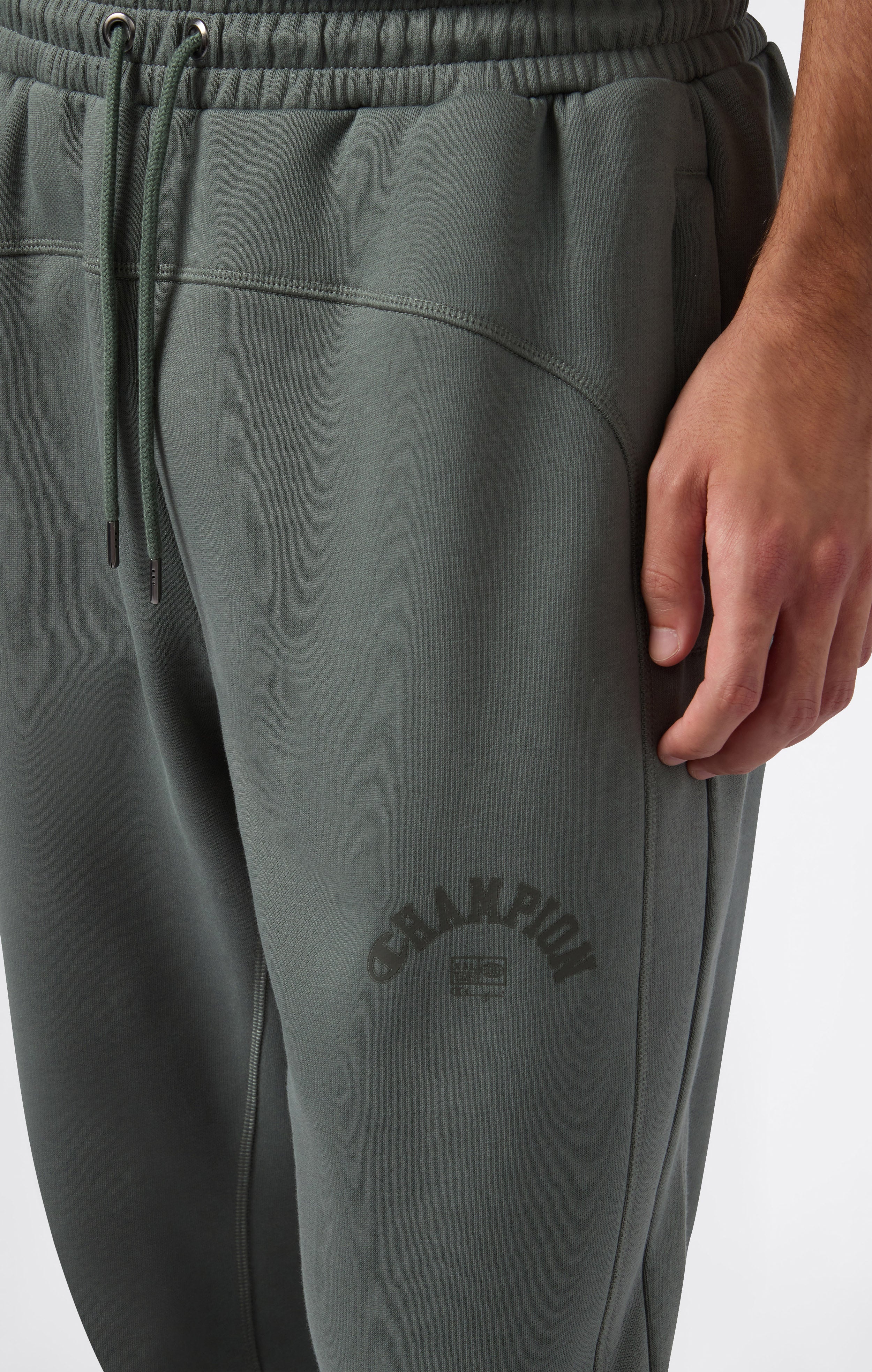 Men's Fleece Elastic Cuff Pants Urban Contemporary