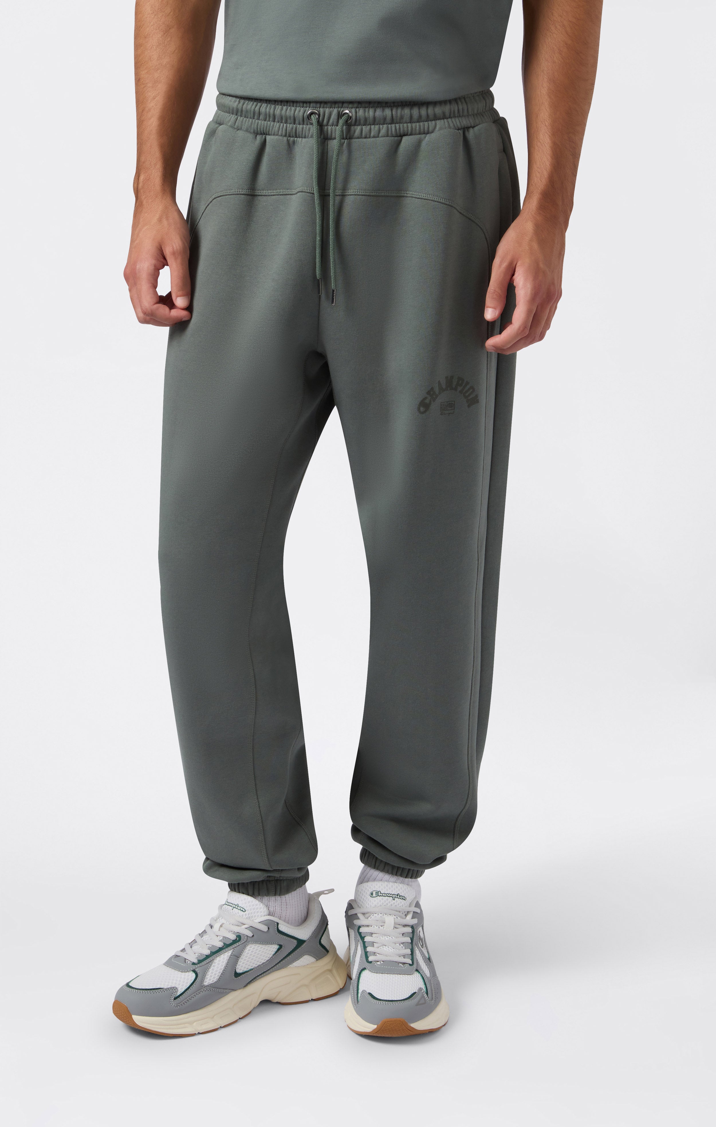 Men's Fleece Elastic Cuff Pants Urban Contemporary