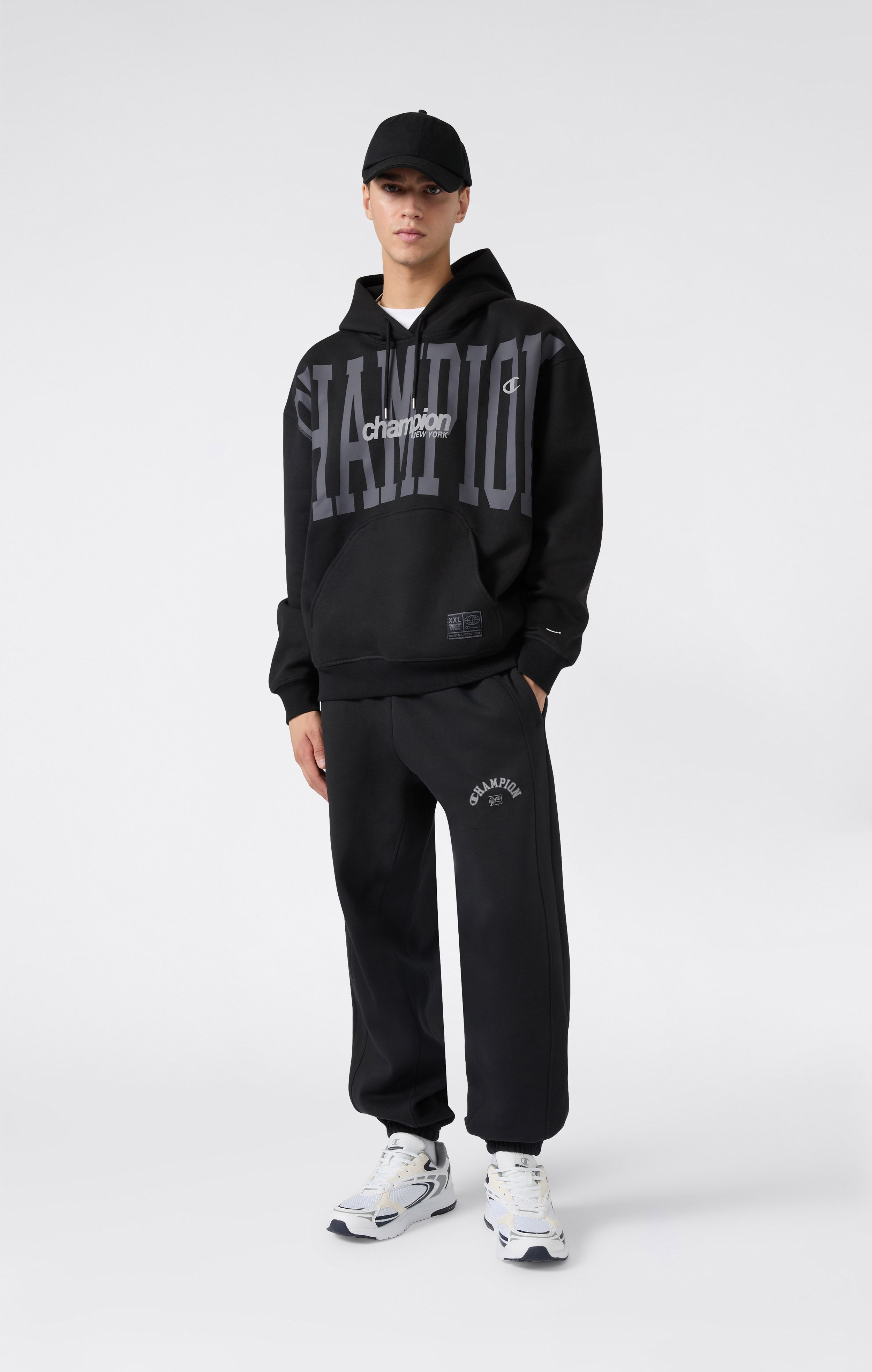 Men's Fleece Elastic Cuff Pants Urban Contemporary