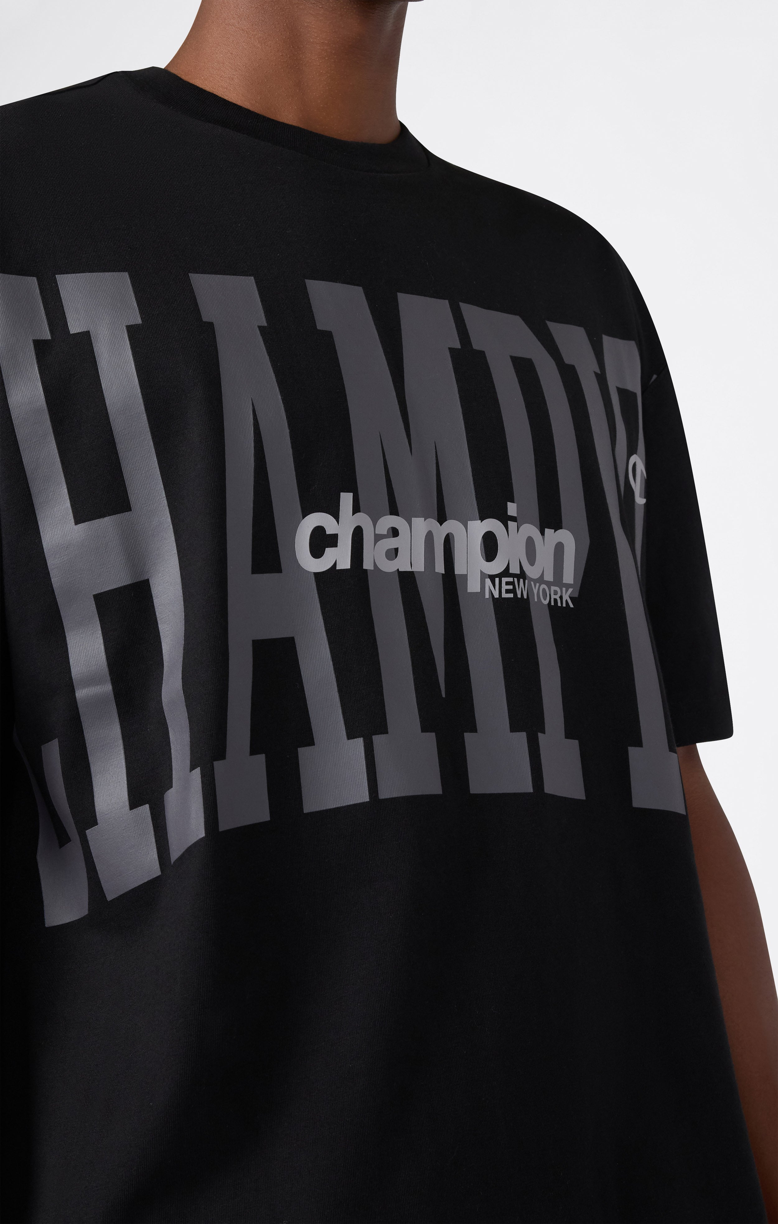 T-Shirt con Maxi Logo da Uomo Urban Contemporary