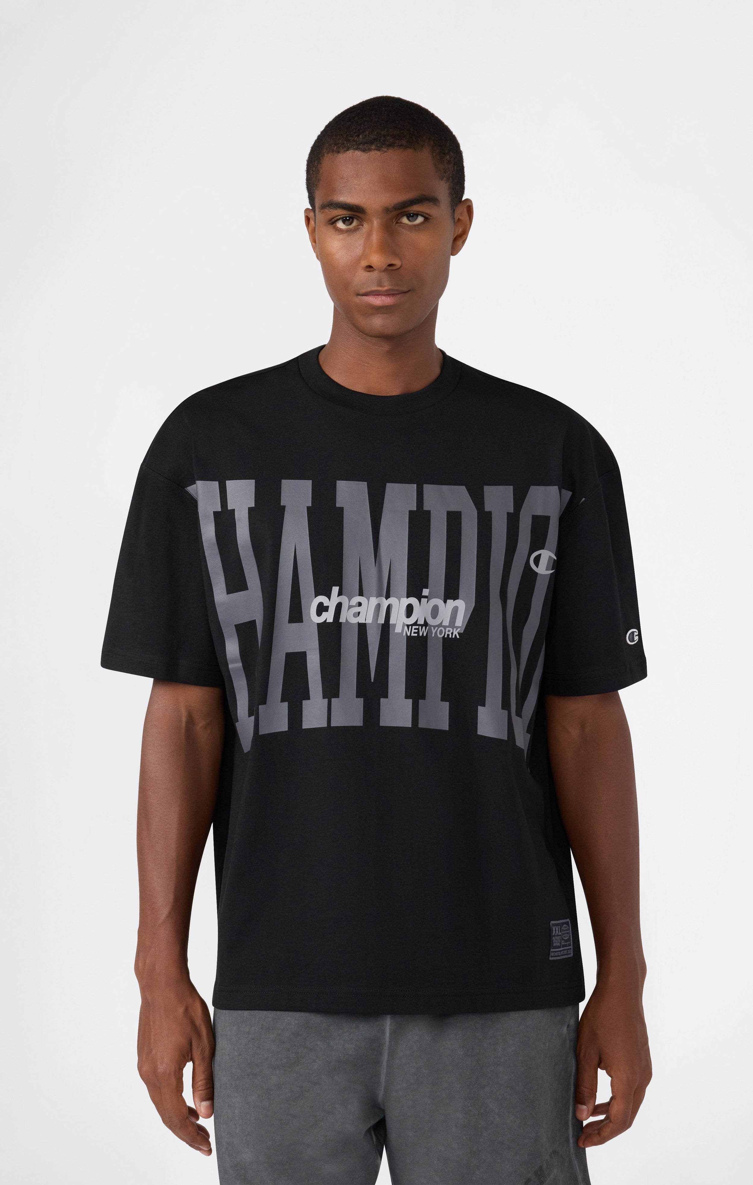 T-Shirt con Maxi Logo da Uomo Urban Contemporary