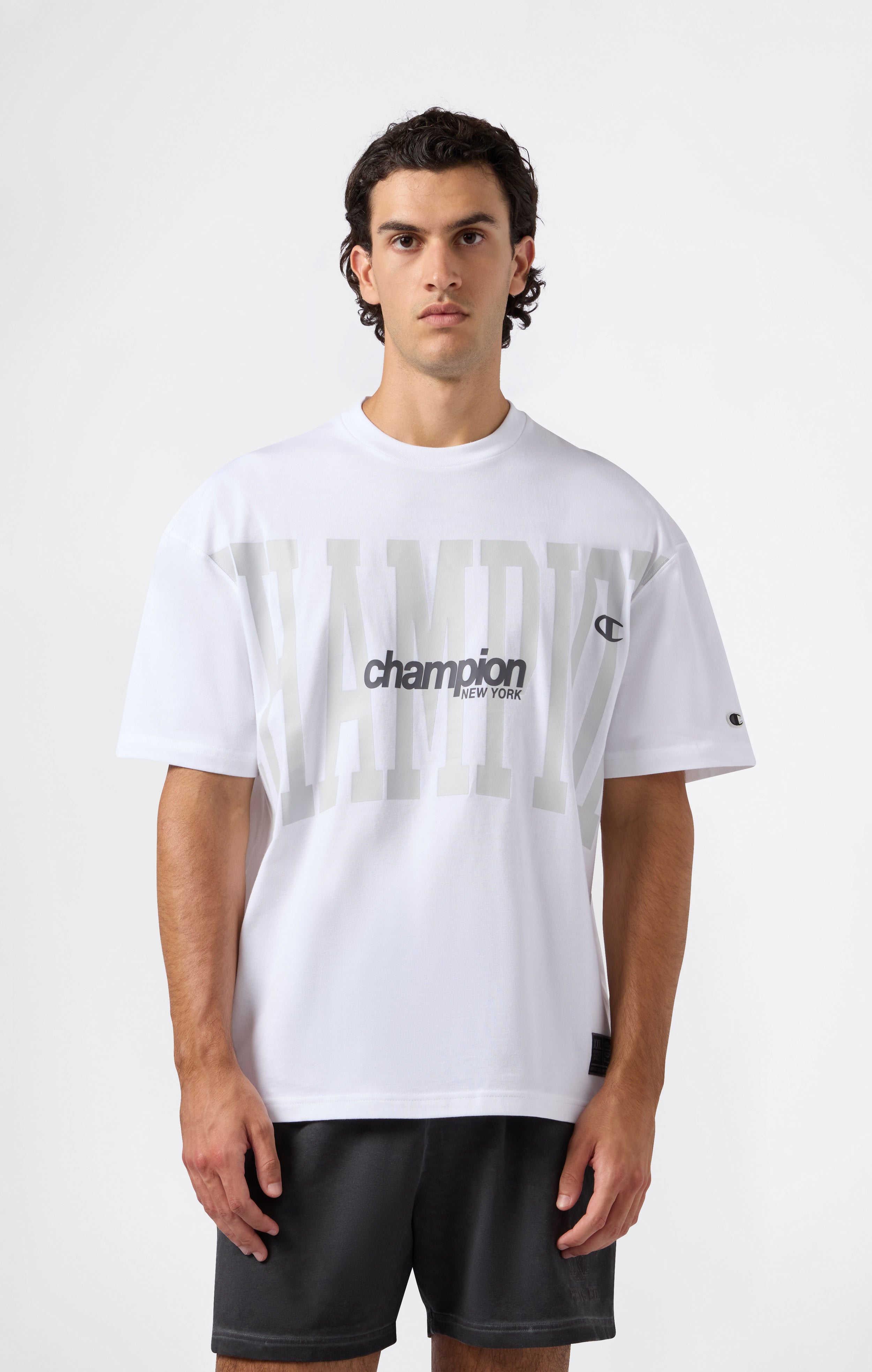 T-Shirt con Maxi Logo da Uomo Urban Contemporary
