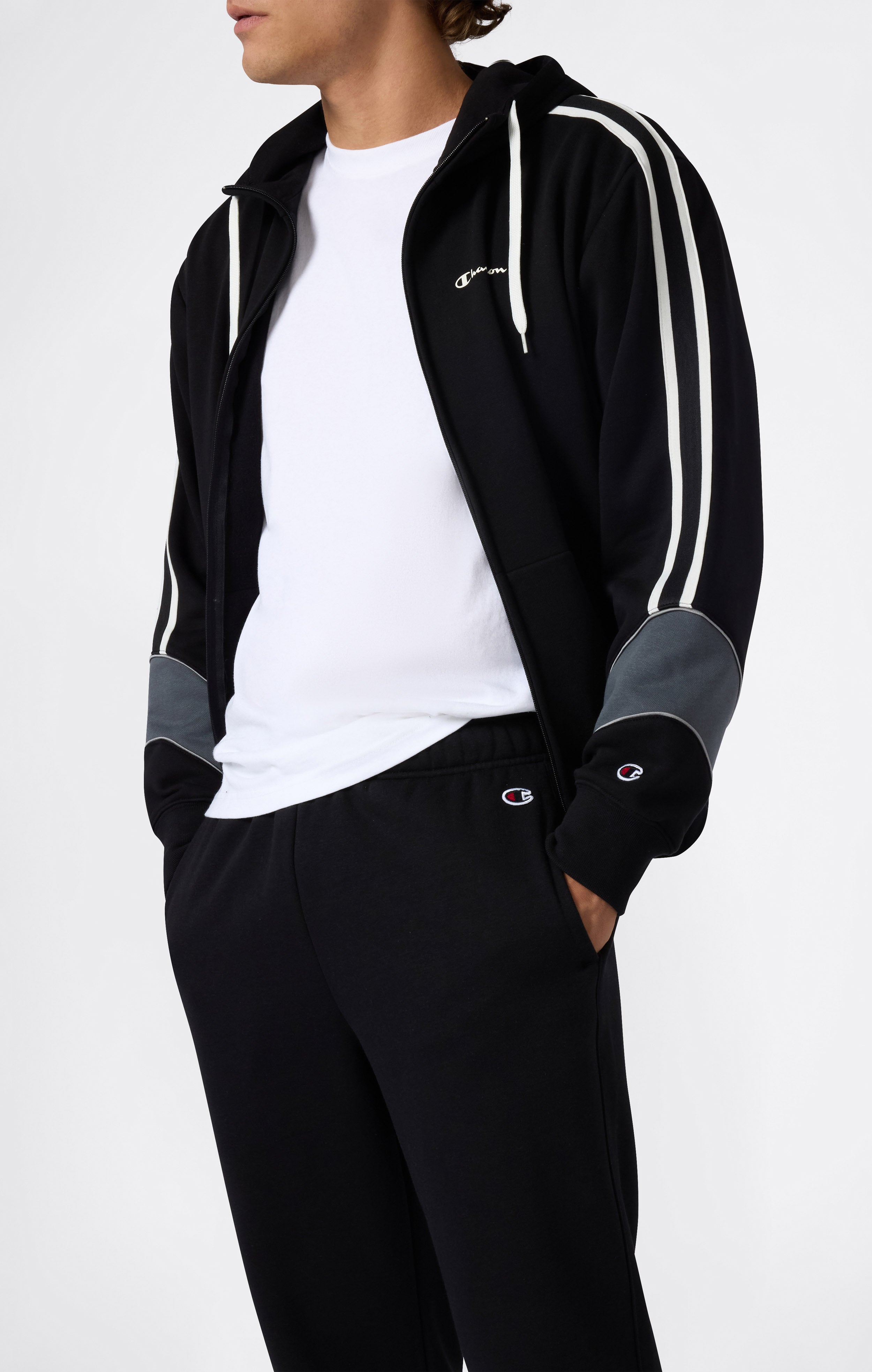 Men’s Fleece Hooded Full Zip Suit